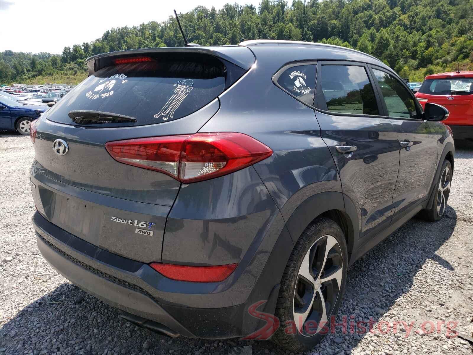 KM8J3CA25GU137169 2016 HYUNDAI TUCSON