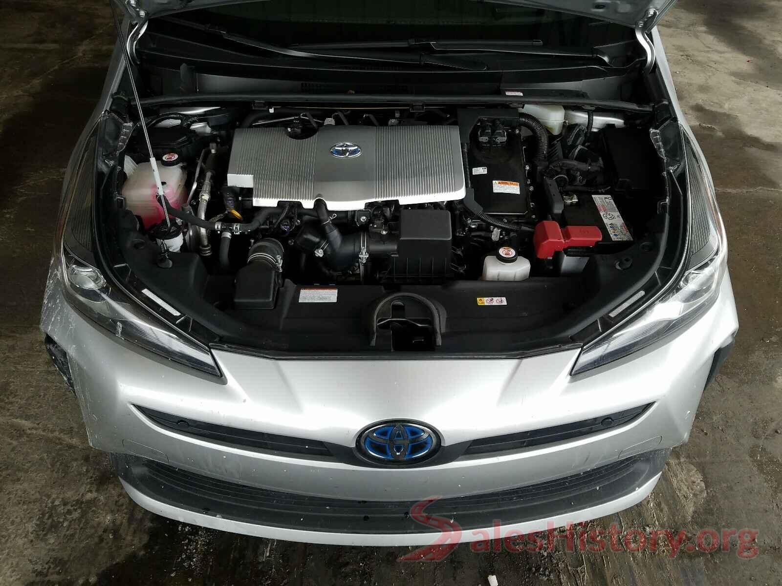 JTDKARFU8K3083005 2019 TOYOTA PRIUS