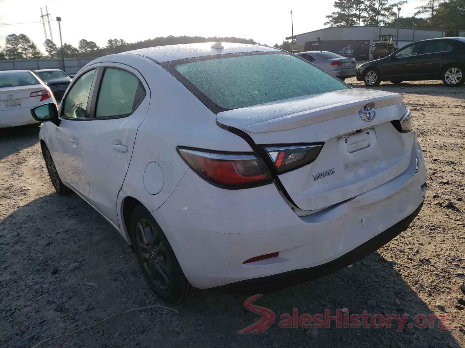 3MYDLBYV2KY508646 2019 TOYOTA YARIS