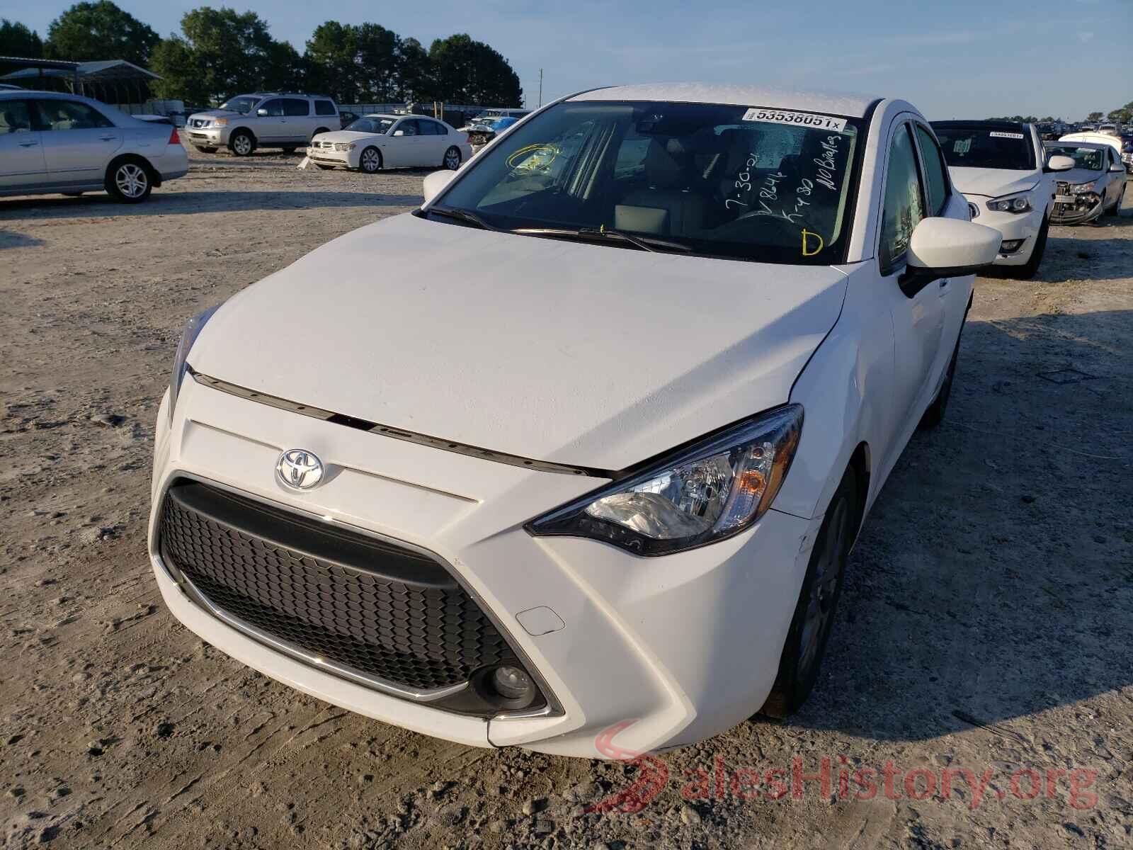 3MYDLBYV2KY508646 2019 TOYOTA YARIS