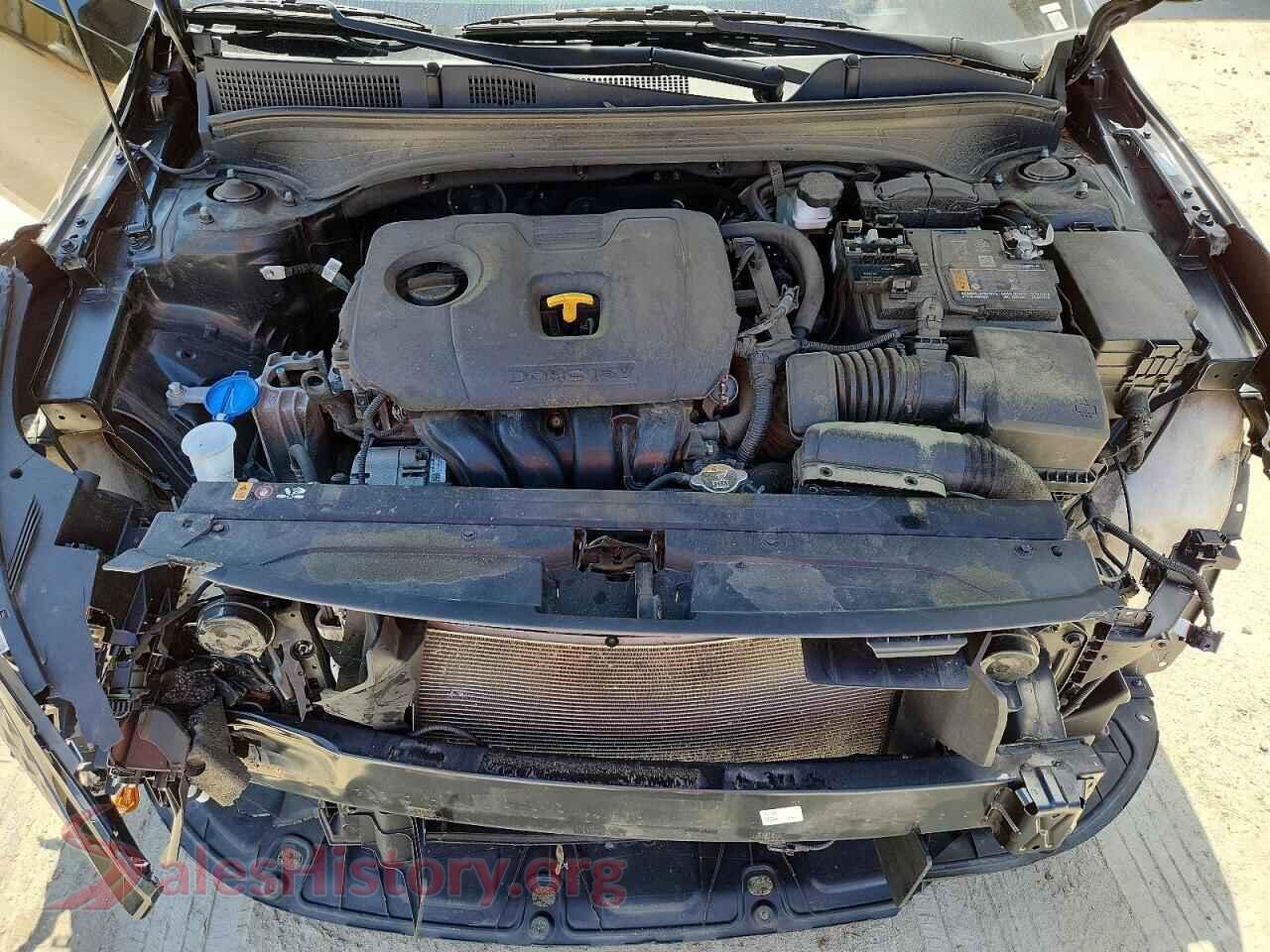 2023 KIA FORTE VIN 3KPF24AD9PE617525, VIN plate