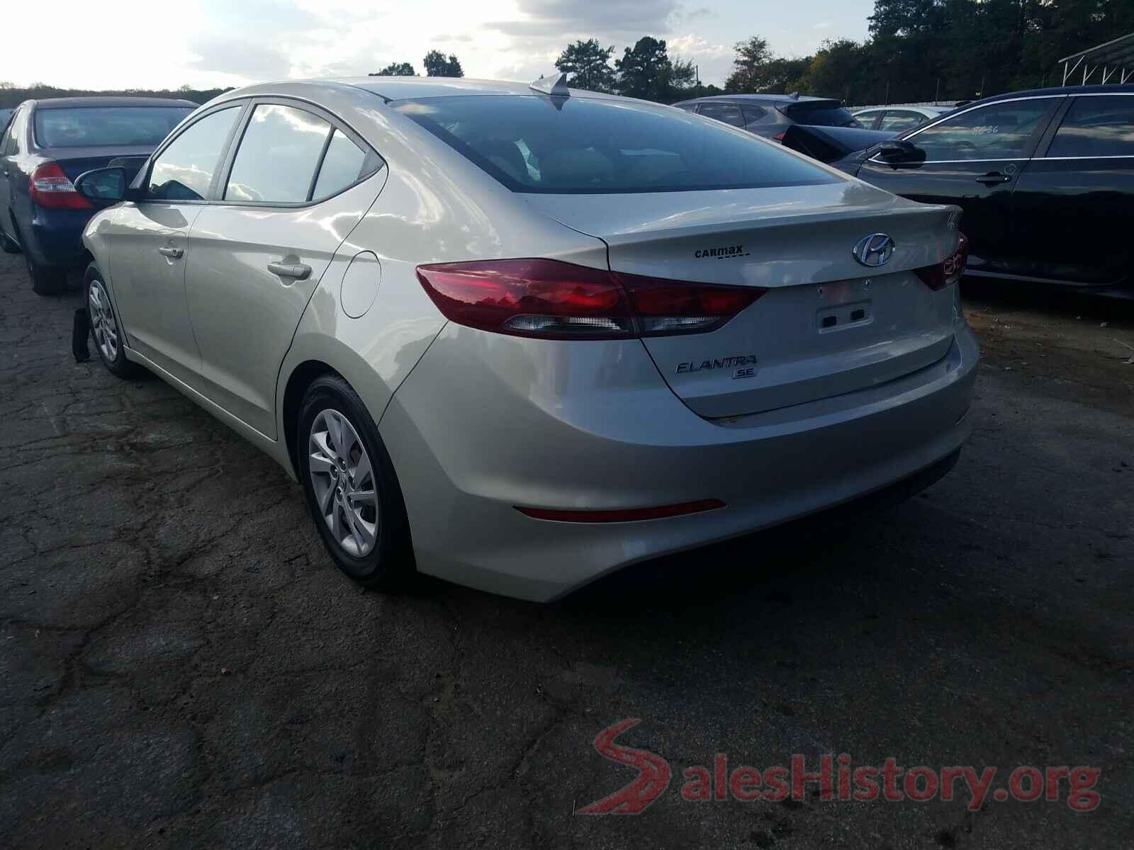 5NPD74LF4HH195748 2017 HYUNDAI ELANTRA