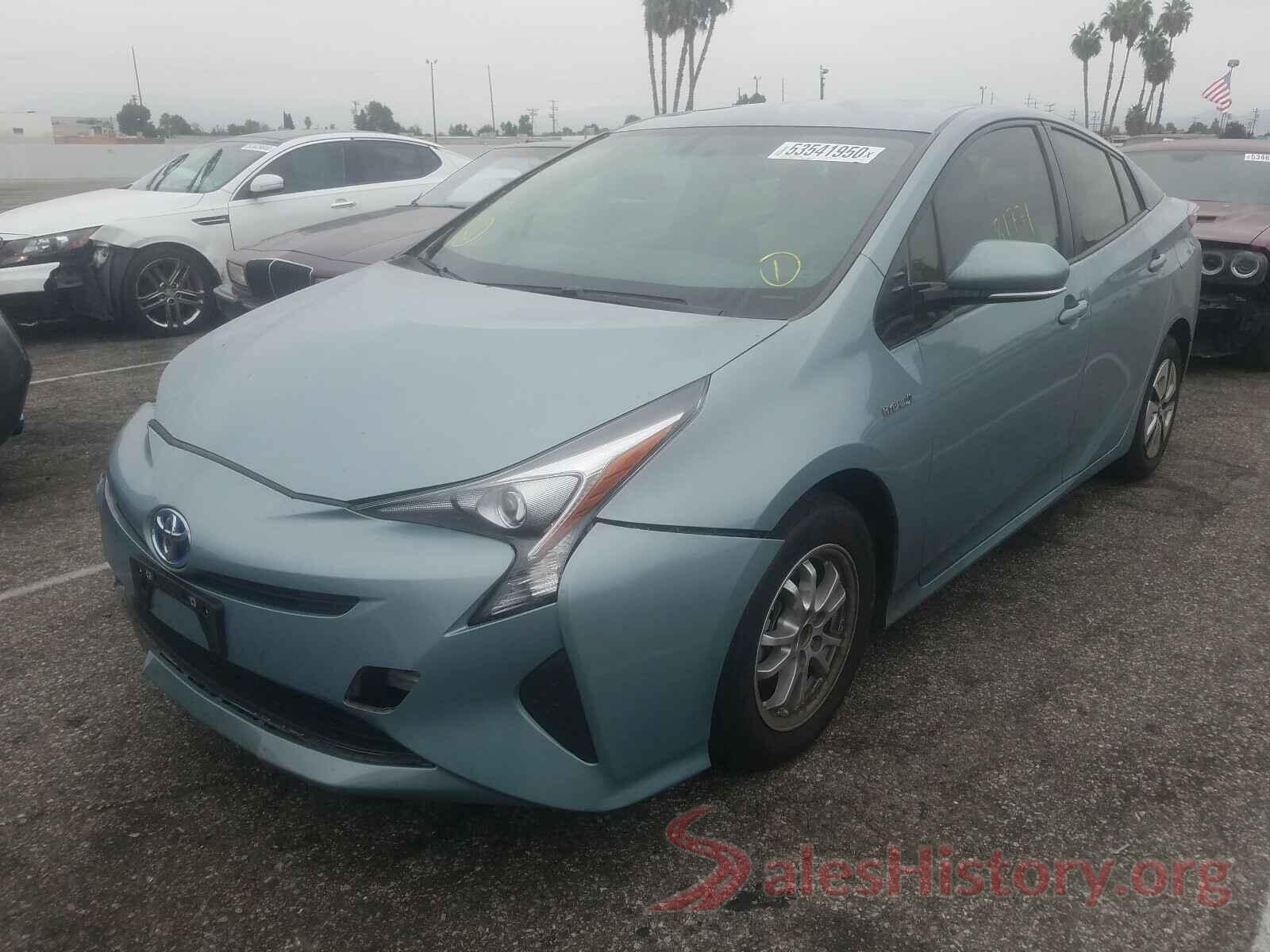 JTDKARFU3G3503129 2016 TOYOTA PRIUS