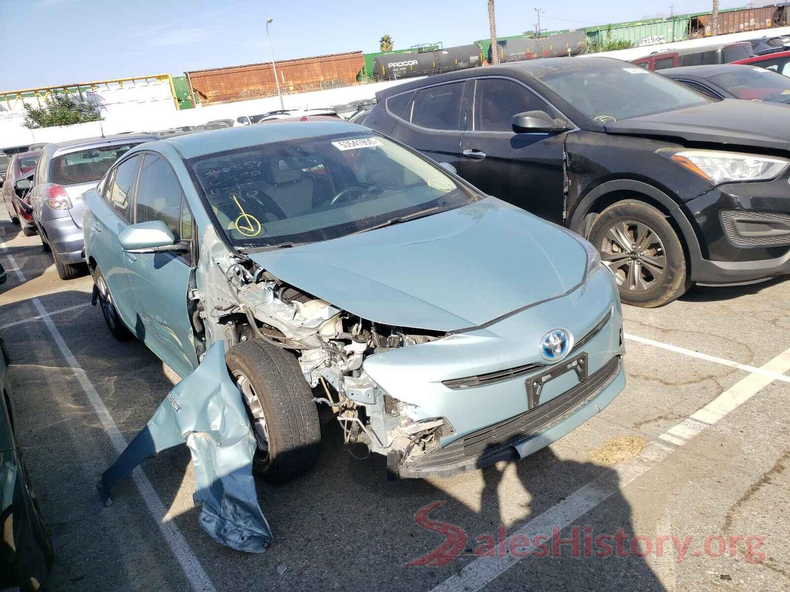 JTDKARFU3G3503129 2016 TOYOTA PRIUS