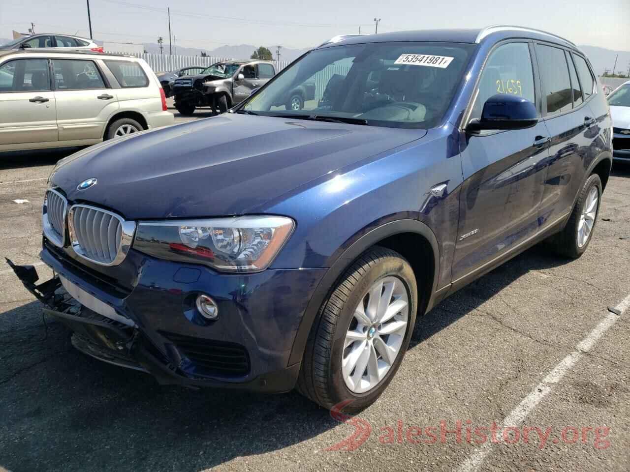 5UXWX9C50H0D99555 2017 BMW X3