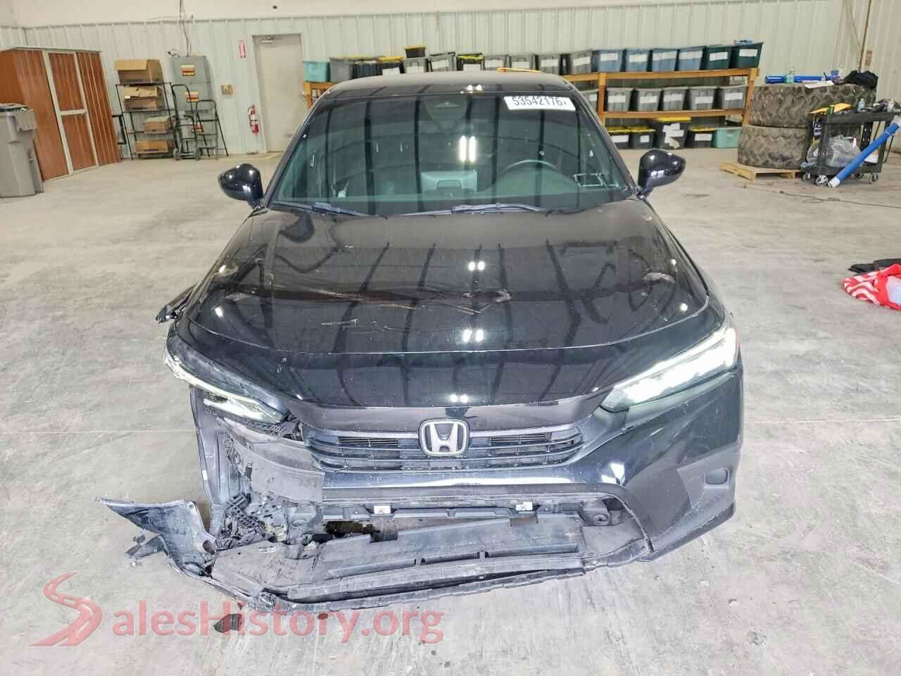 2022 HONDA CIVIC VIN 2HGFE2F58NH591791, rear view