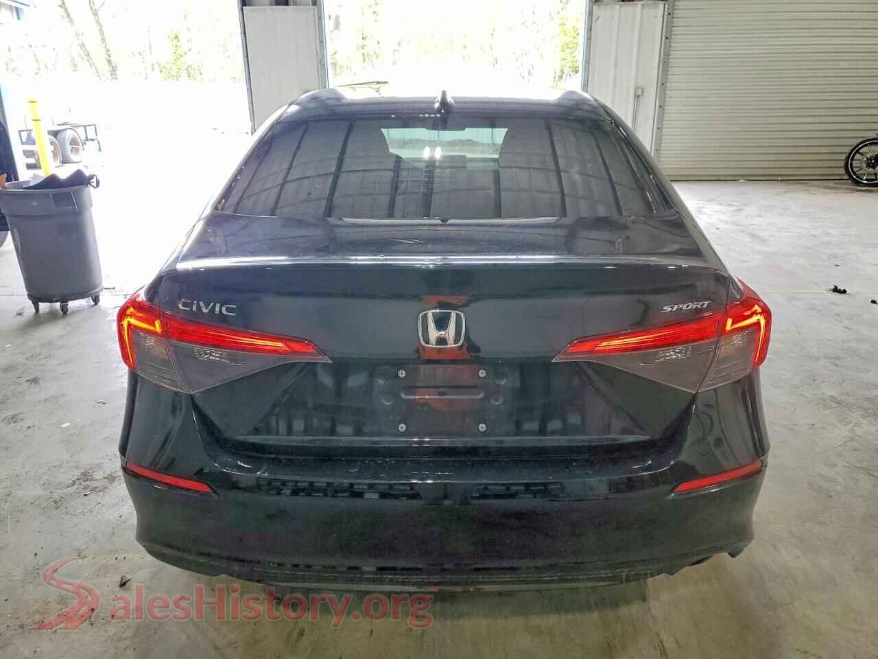 2022 HONDA CIVIC VIN 2HGFE2F58NH591791, left side view