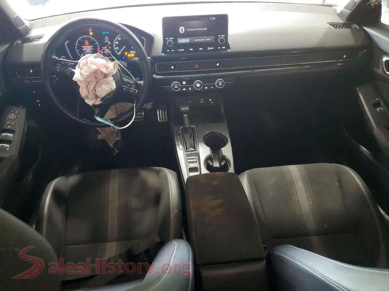 2022 HONDA CIVIC VIN 2HGFE2F58NH591791, interior dashboard