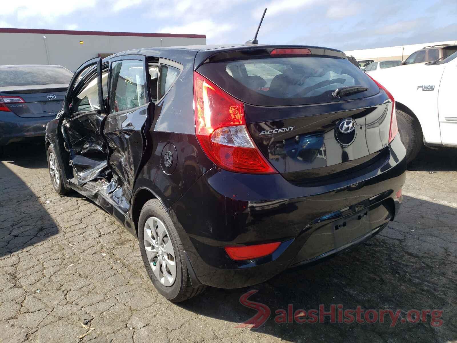 KMHCT5AEXGU239176 2016 HYUNDAI ACCENT