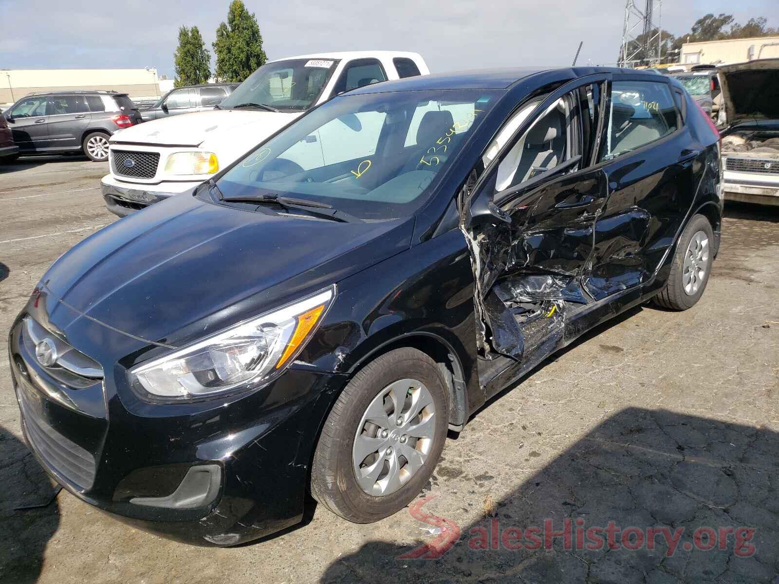 KMHCT5AEXGU239176 2016 HYUNDAI ACCENT