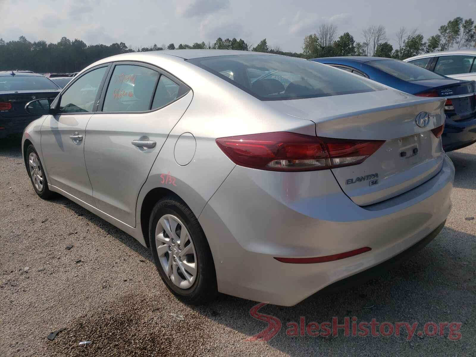 5NPD74LF8JH350999 2018 HYUNDAI ELANTRA