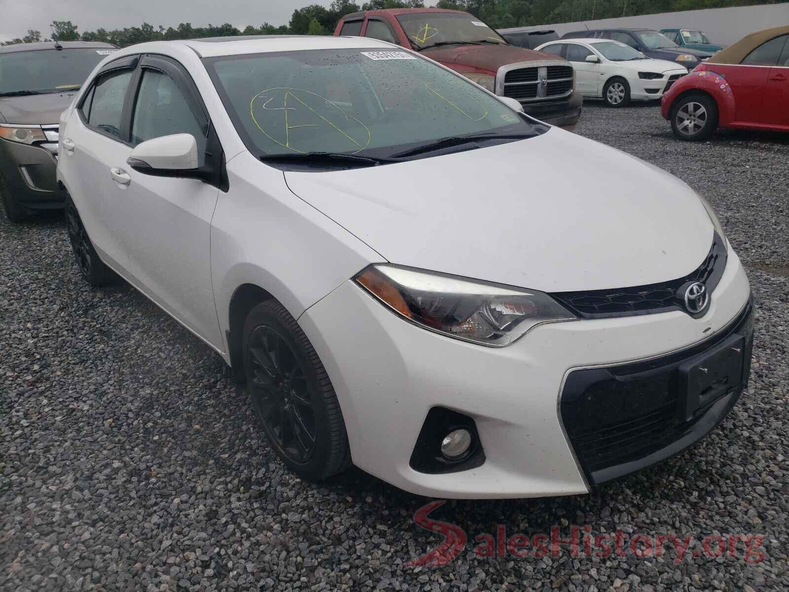 2T1BURHE1GC492622 2016 TOYOTA COROLLA