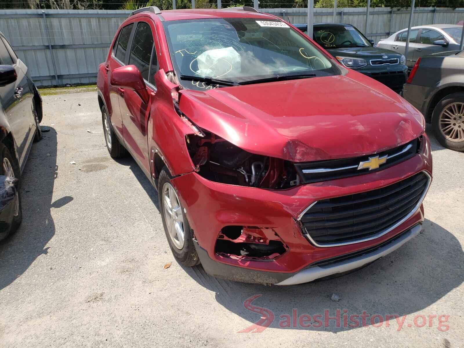 3GNCJLSB7KL371874 2019 CHEVROLET TRAX