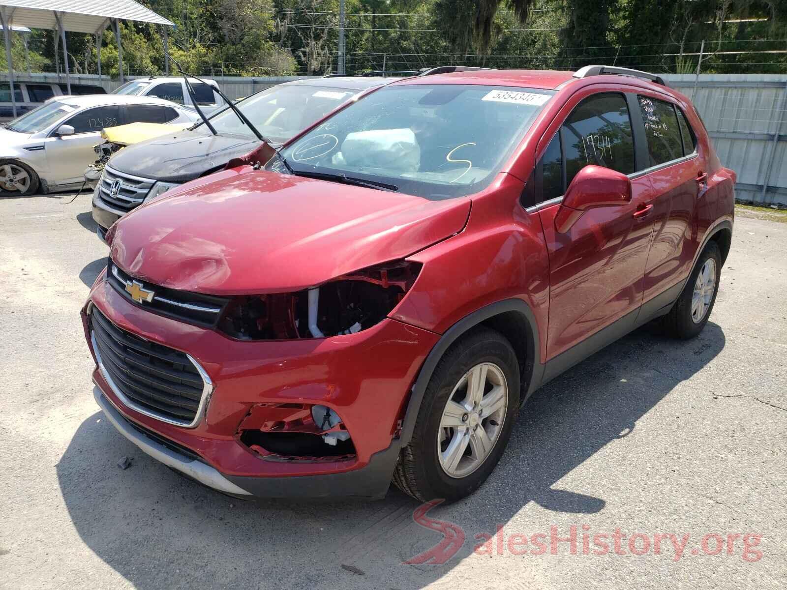 3GNCJLSB7KL371874 2019 CHEVROLET TRAX