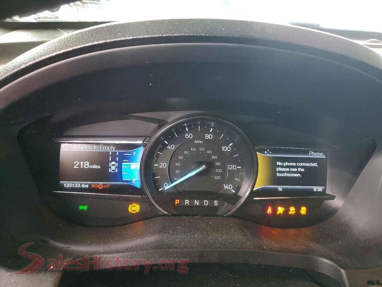 2017 FORD EXPLORER VIN 1FM5K7F84HGB51993, interior center console
