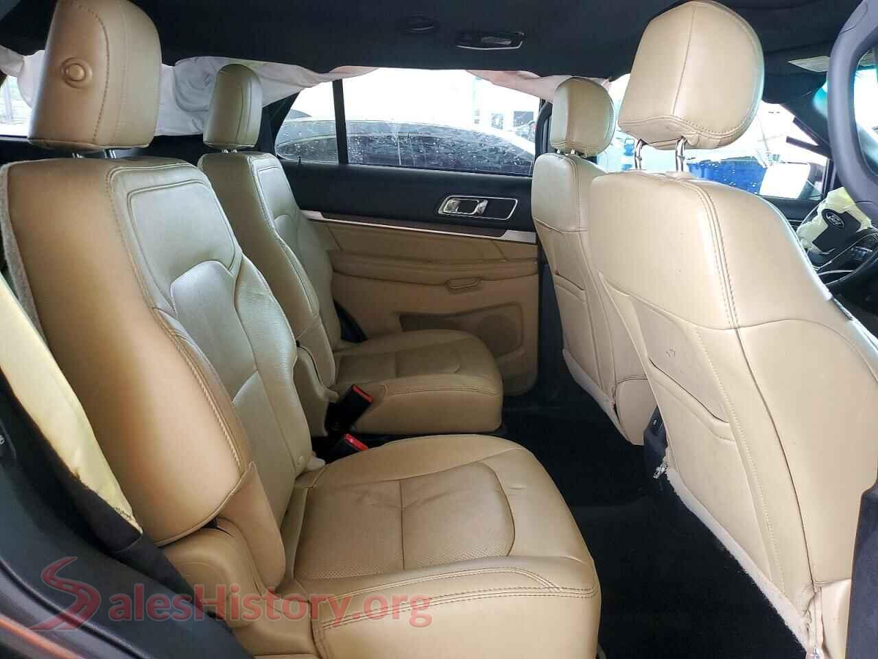 2017 FORD EXPLORER VIN 1FM5K7F84HGB51993, VIN plate