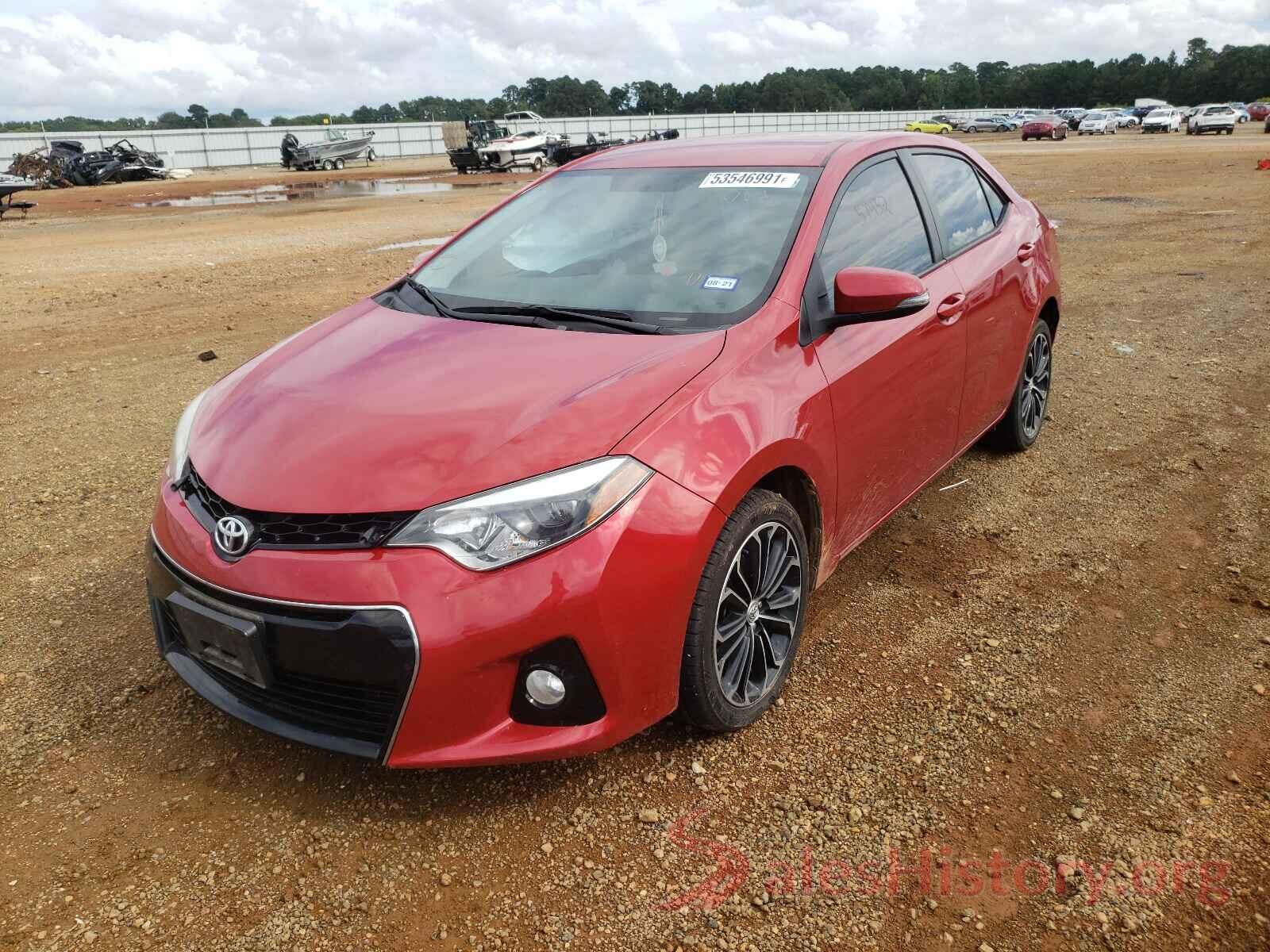 5YFBURHE3GP462764 2016 TOYOTA COROLLA