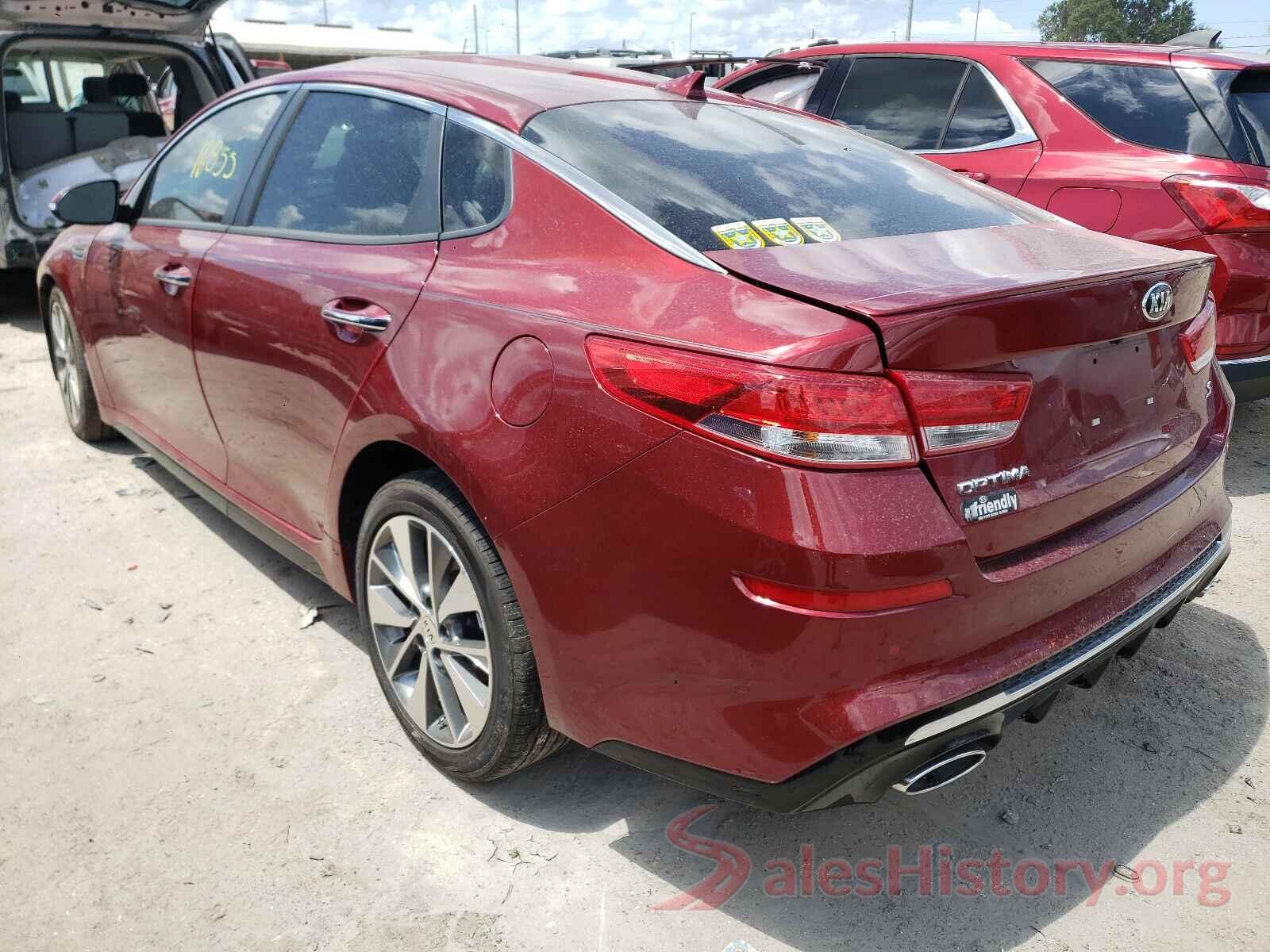 5XXGT4L33KG305125 2019 KIA OPTIMA