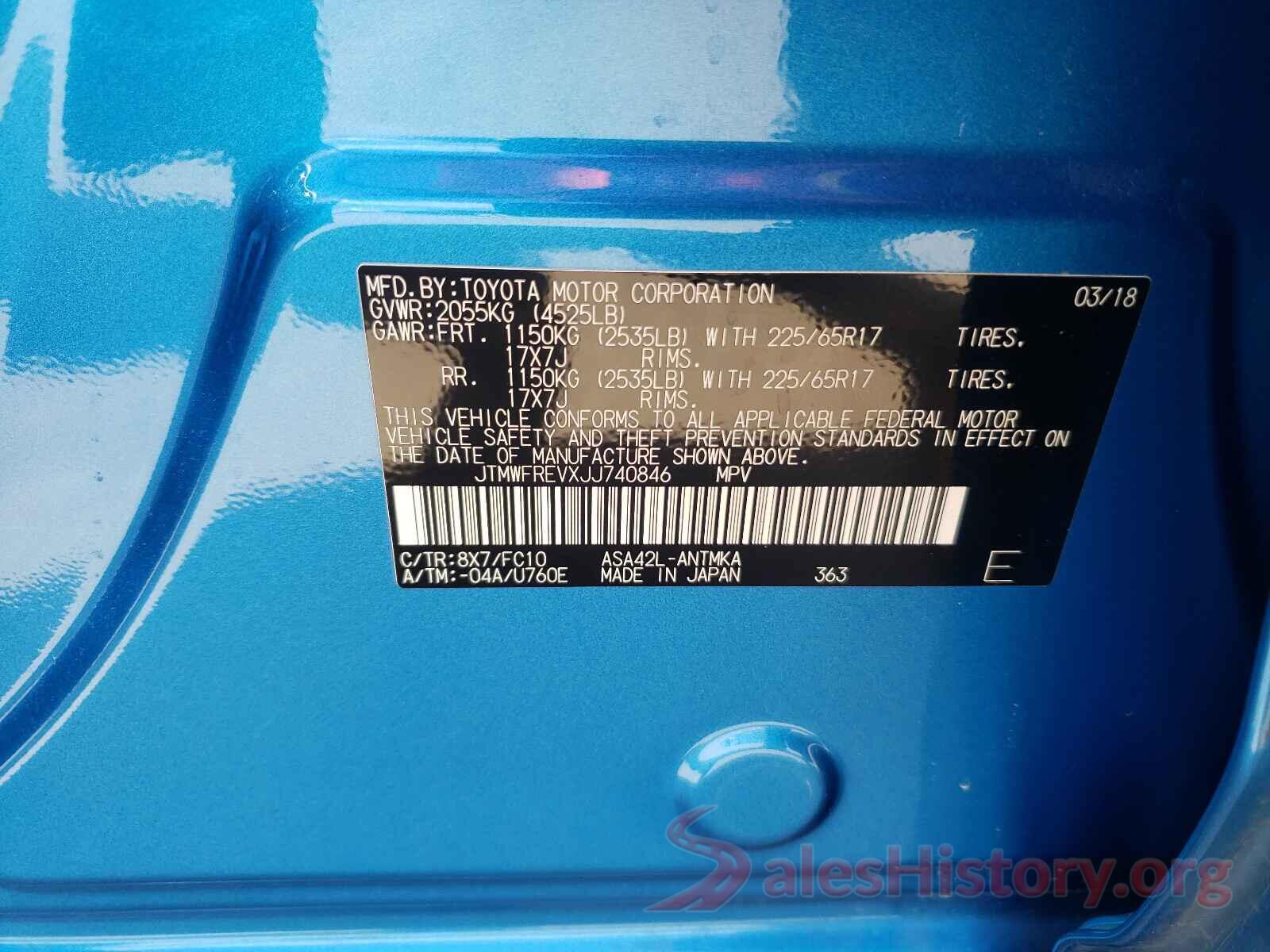 JTMWFREVXJJ740846 2018 TOYOTA RAV4