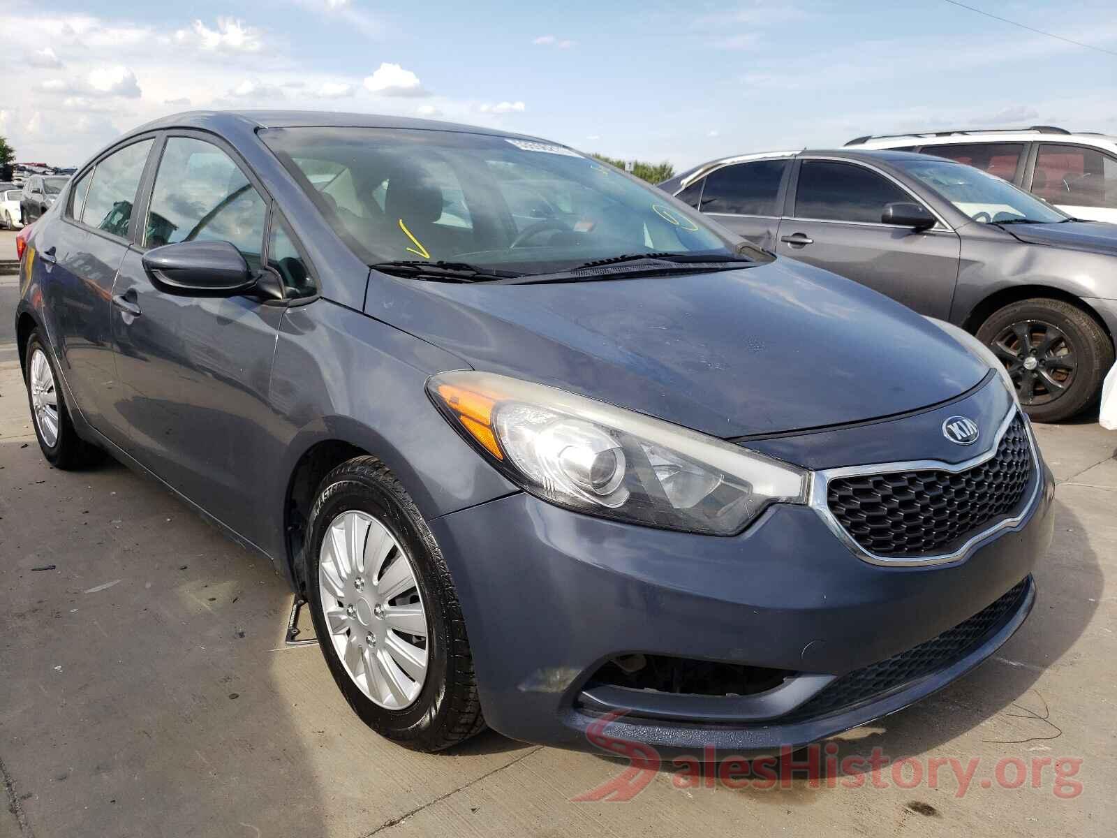 KNAFK4A65G5466550 2016 KIA FORTE