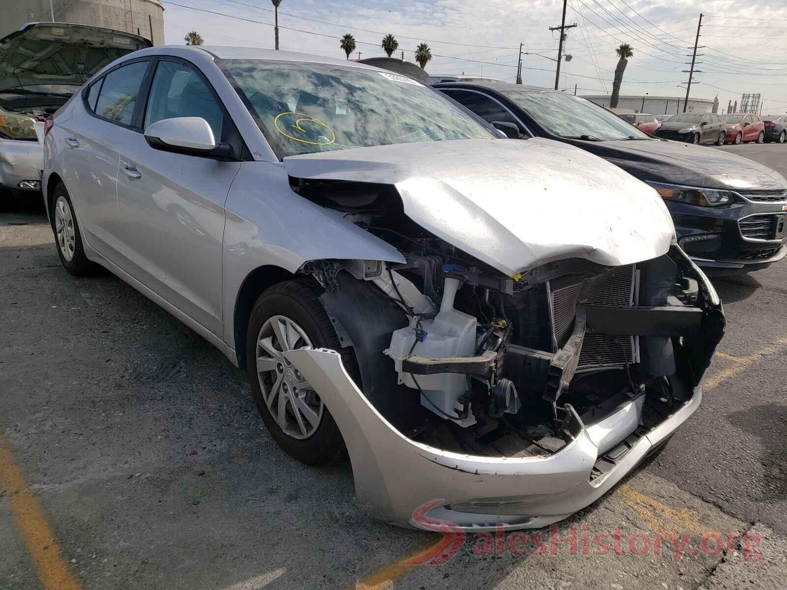 KMHD74LF2HU083483 2017 HYUNDAI ELANTRA