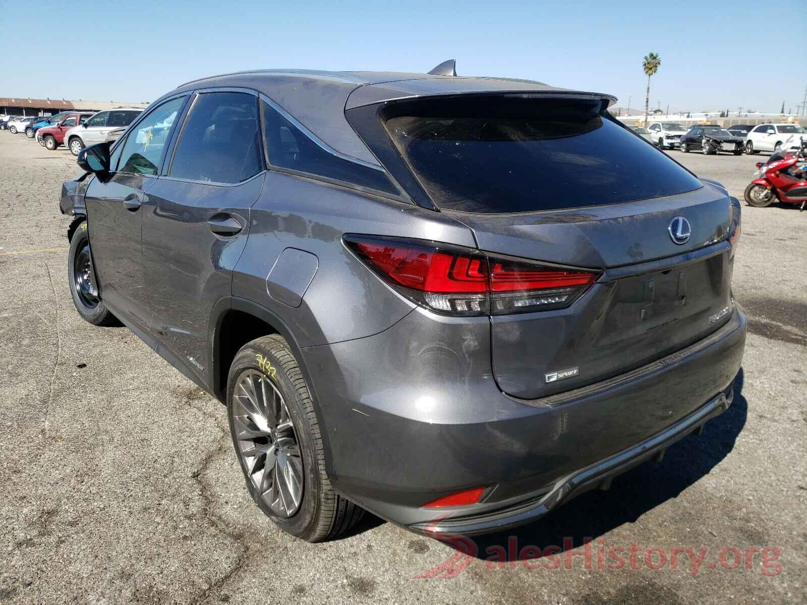 2T2YGMDA5LC052416 2020 LEXUS RX450