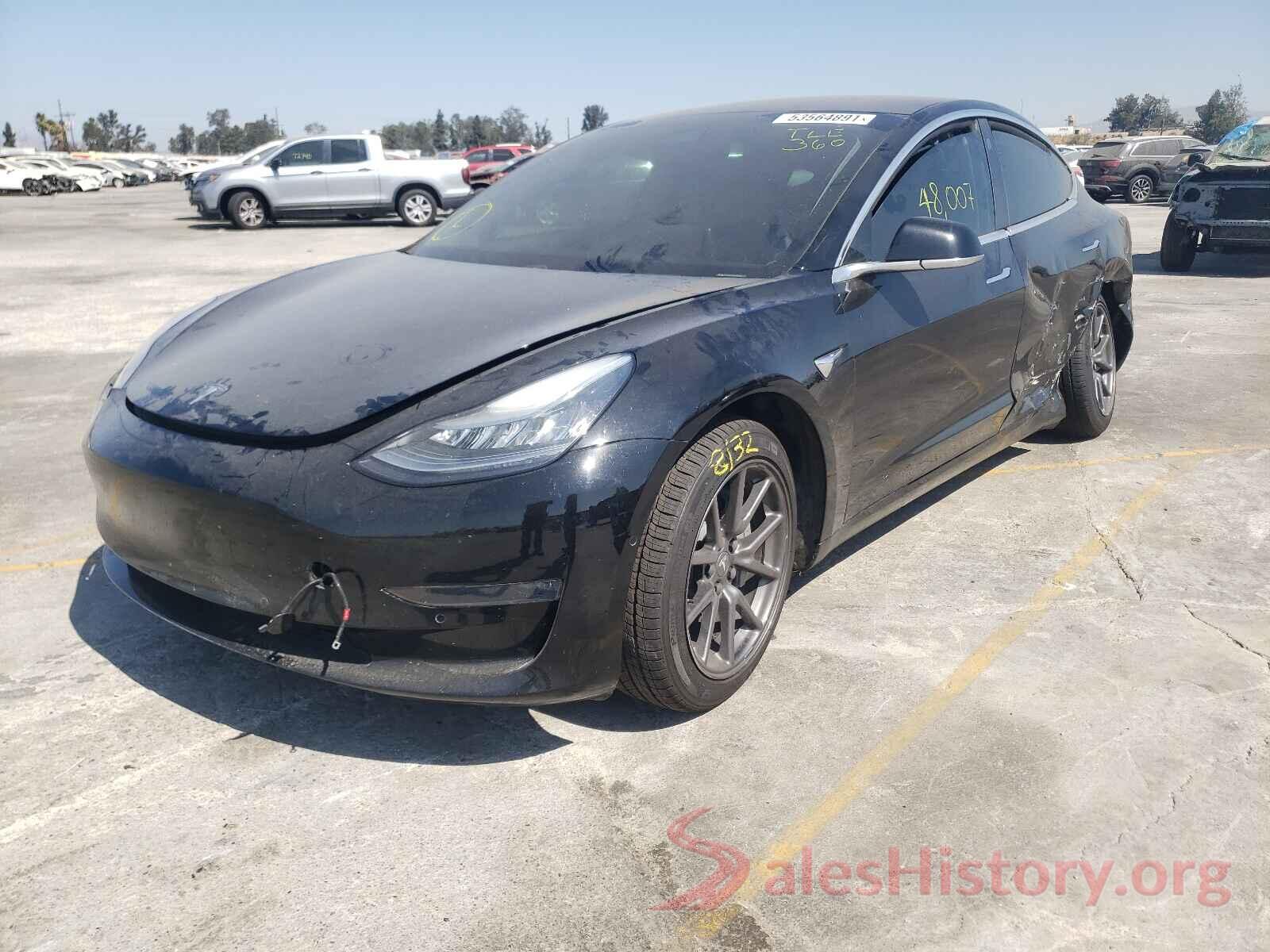 5YJ3E1EB7KF361342 2019 TESLA MODEL 3