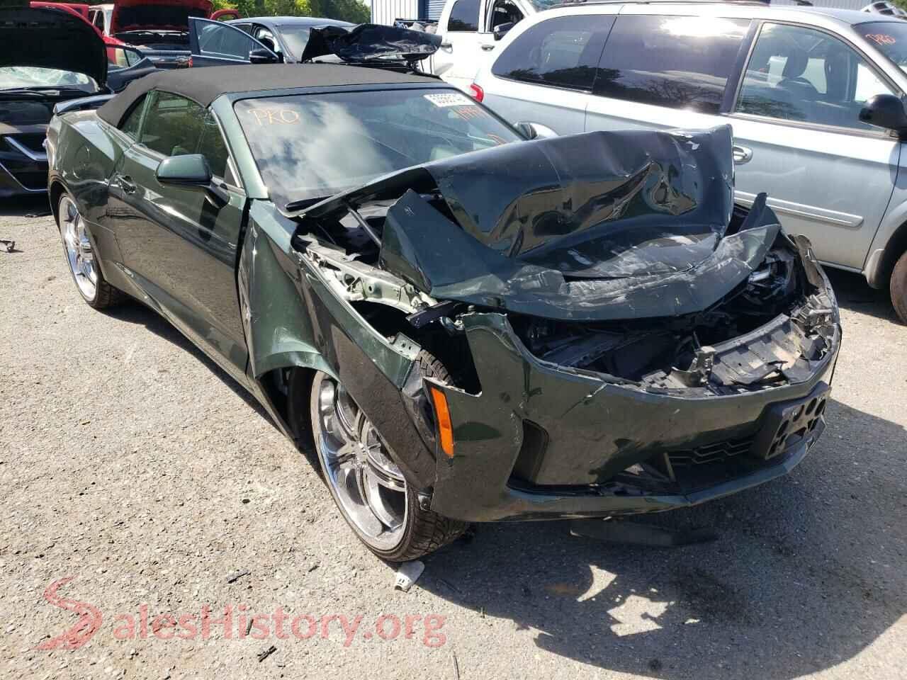 2020 CHEVROLET CAMARO VIN 1G1FB3DS2L0114984, auction photo