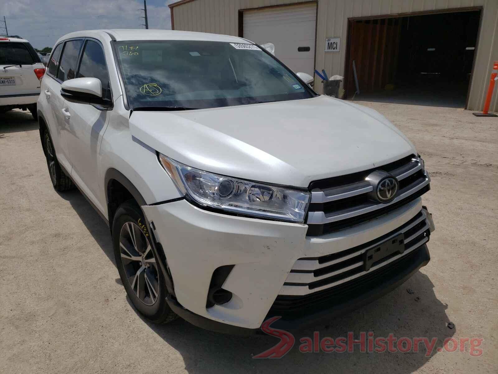 5TDZZRFH8KS336624 2019 TOYOTA HIGHLANDER