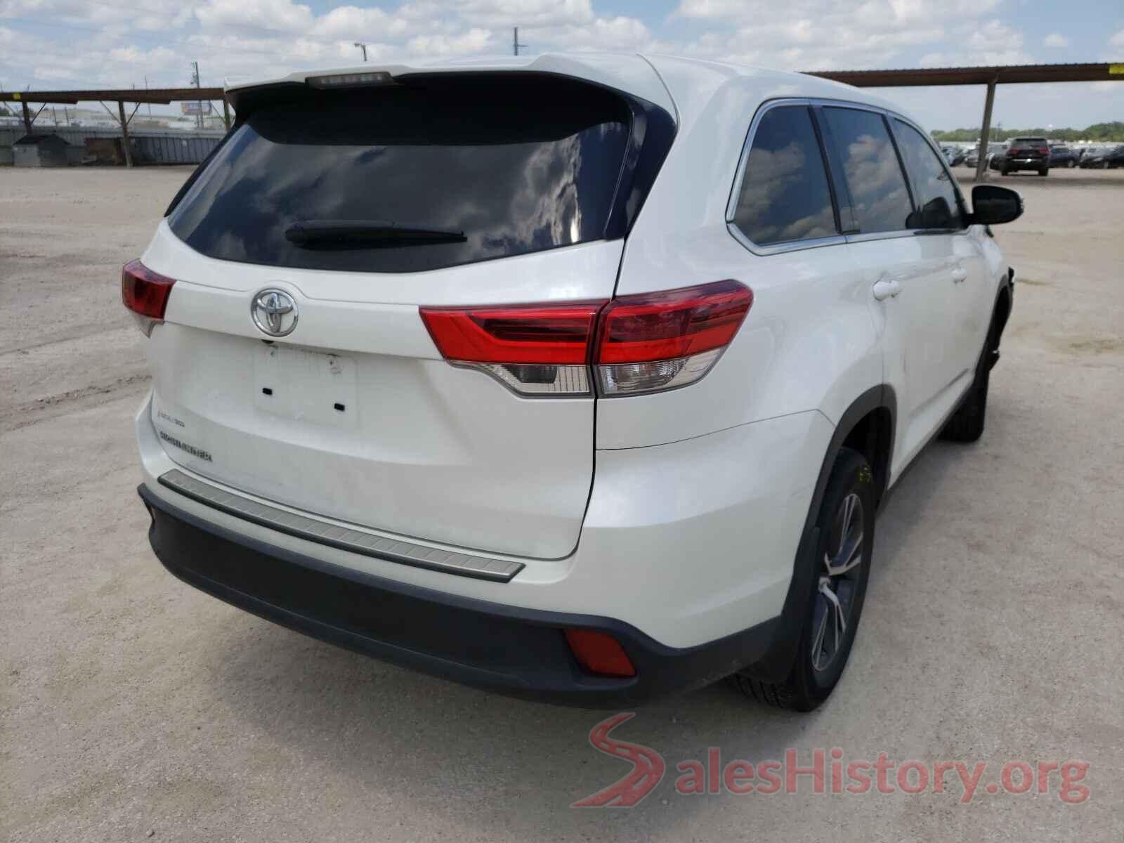 5TDZZRFH8KS336624 2019 TOYOTA HIGHLANDER