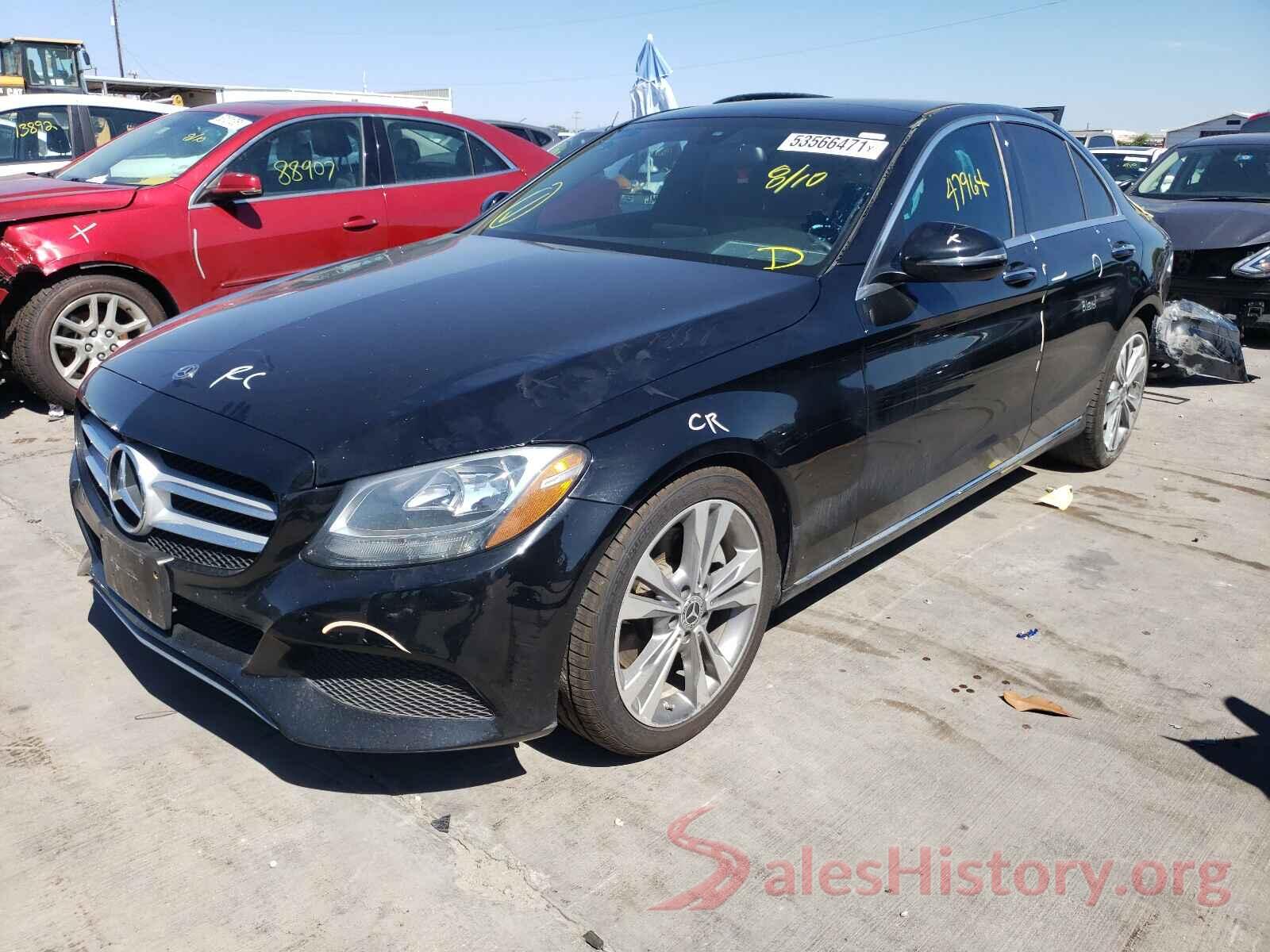 55SWF4JB6JU237593 2018 MERCEDES-BENZ C-CLASS