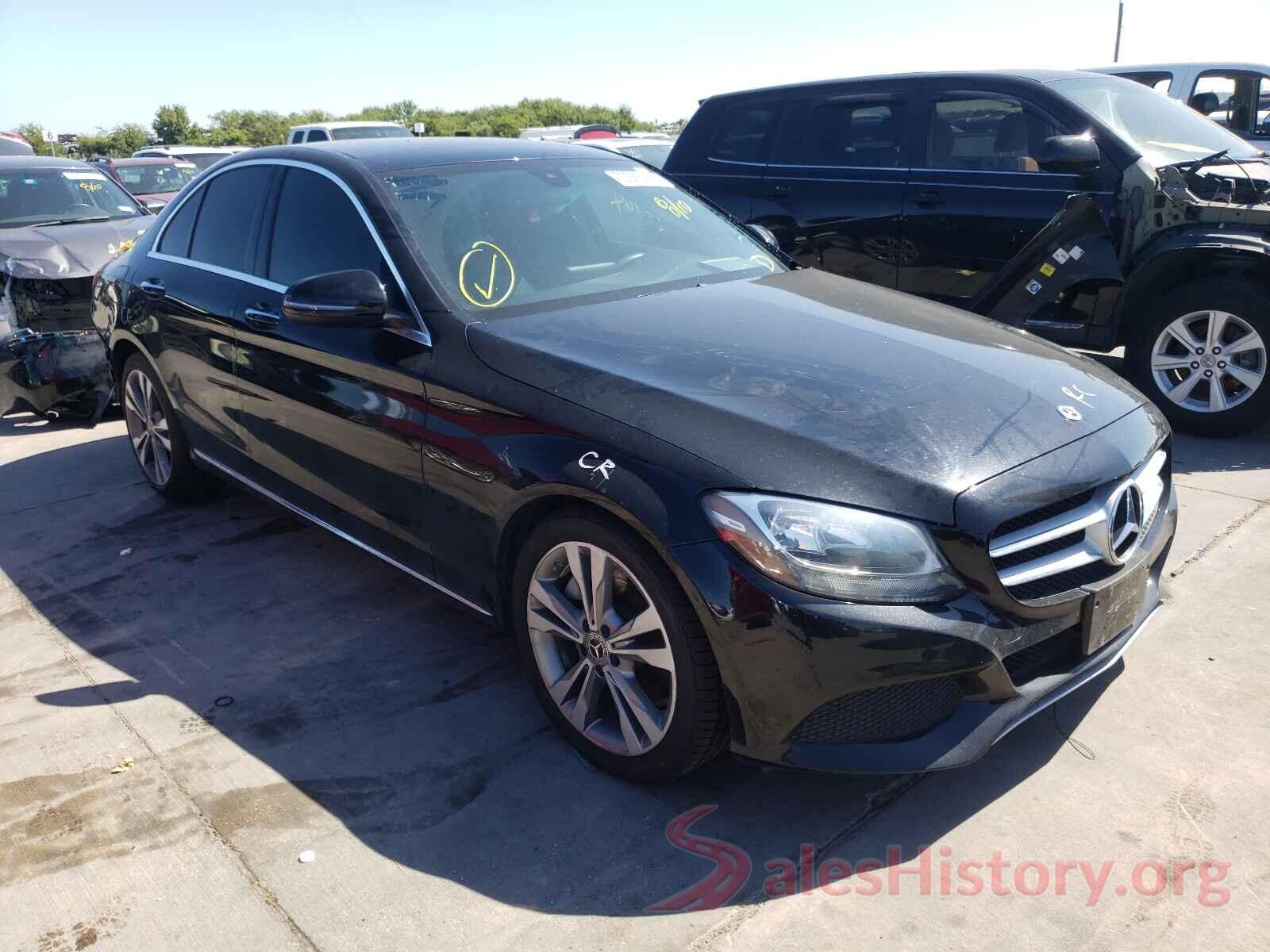 55SWF4JB6JU237593 2018 MERCEDES-BENZ C-CLASS