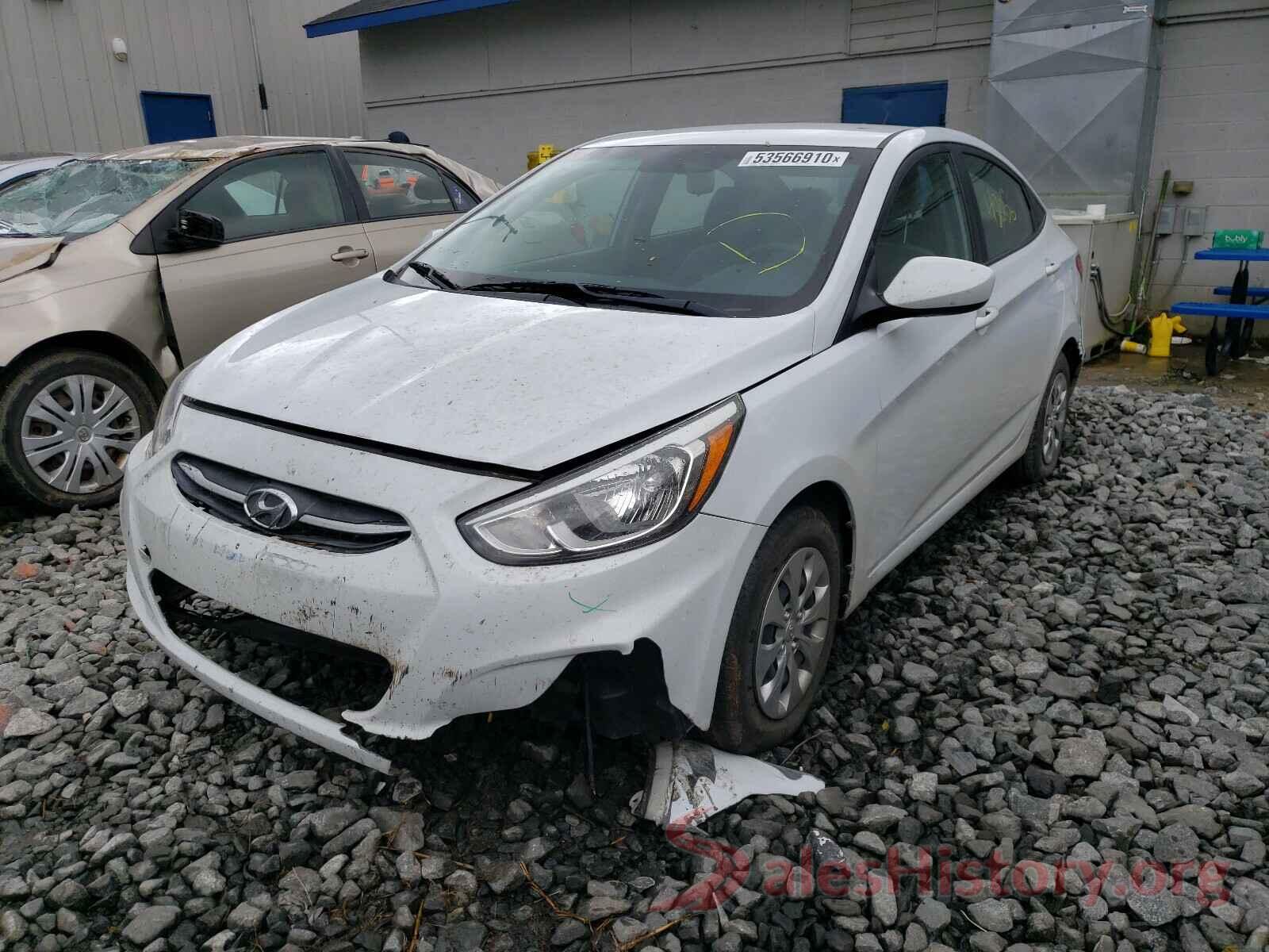 KMHCT4AEXHU380664 2017 HYUNDAI ACCENT