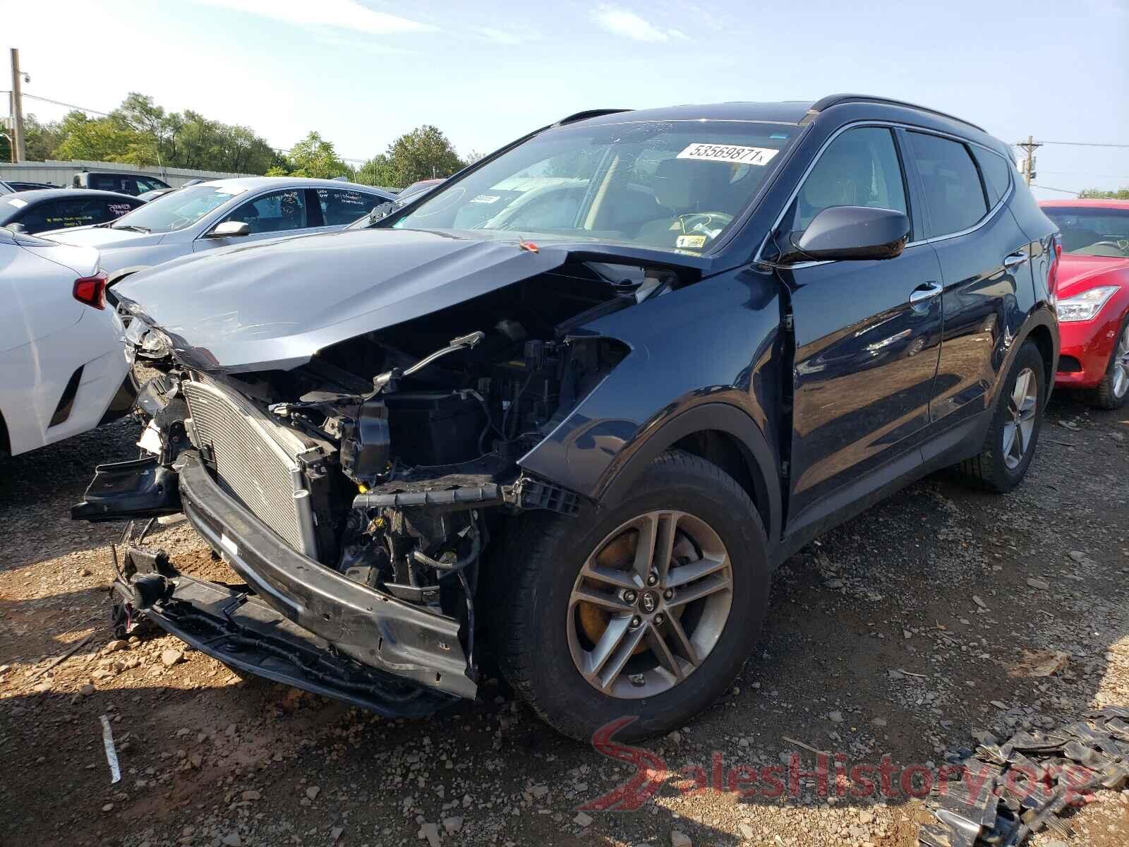 5XYZUDLB5HG383956 2017 HYUNDAI SANTA FE