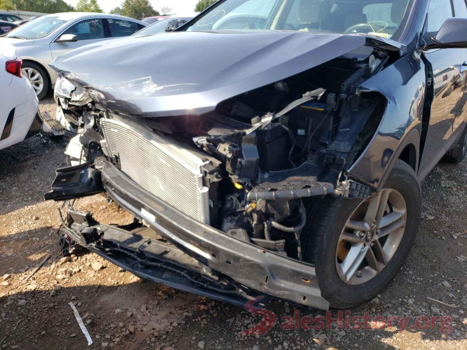 5XYZUDLB5HG383956 2017 HYUNDAI SANTA FE