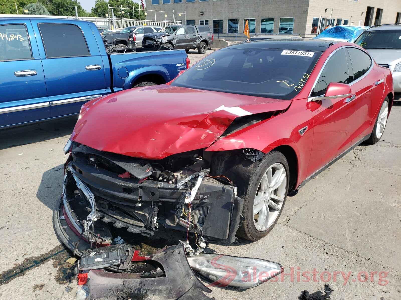 5YJSA1H22FFP71863 2015 TESLA MODEL S