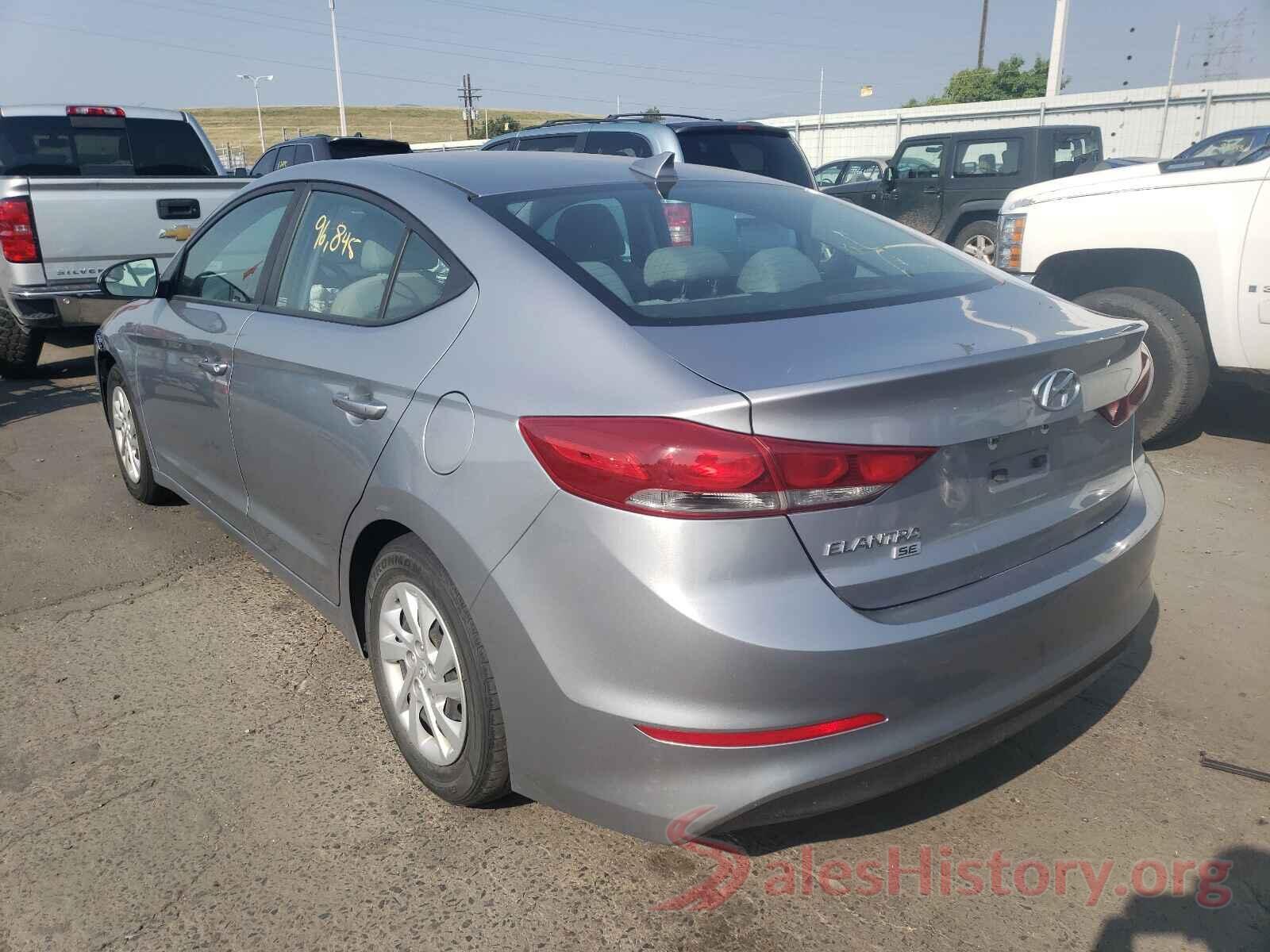 5NPD74LF8HH175499 2017 HYUNDAI ELANTRA