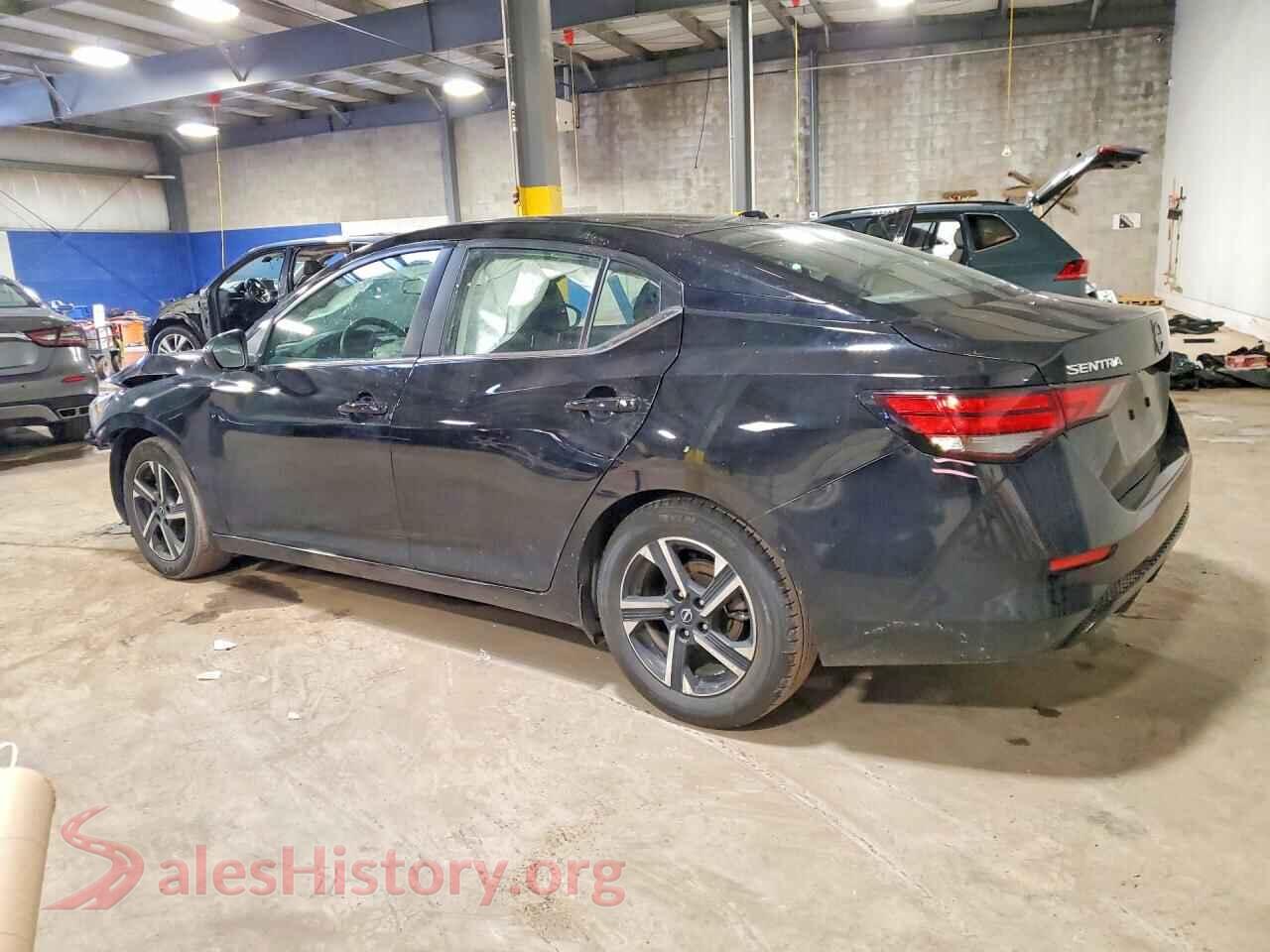 2024 NISSAN SENTRA VIN 3N1AB8CV7RY374065, front view