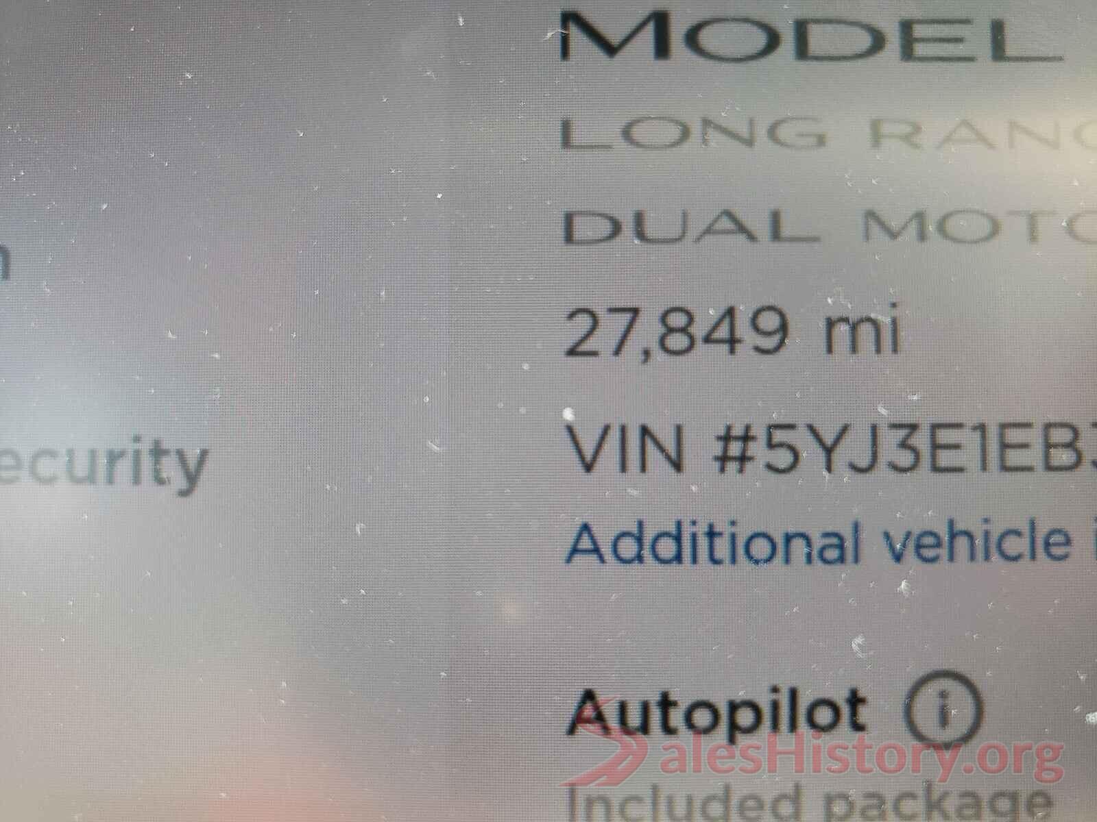 5YJ3E1EB3JF150430 2018 TESLA MODEL 3