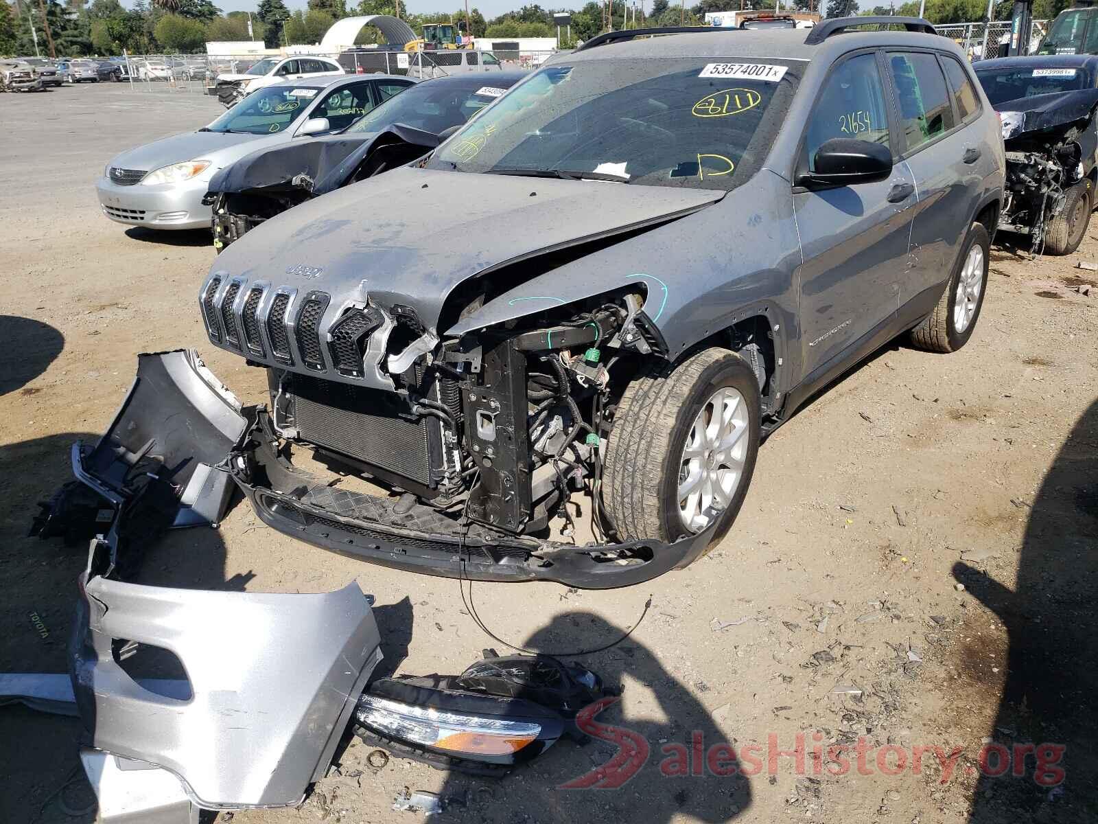 1C4PJLAB0GW217262 2016 JEEP CHEROKEE