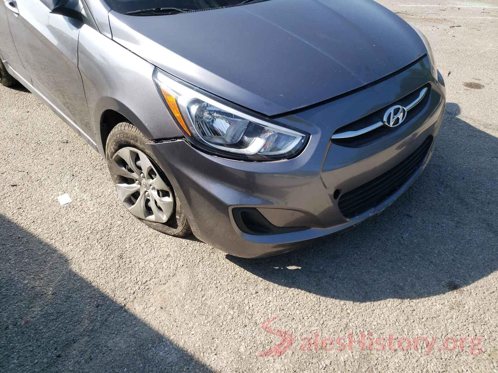 KMHCT5AE4GU252909 2016 HYUNDAI ACCENT