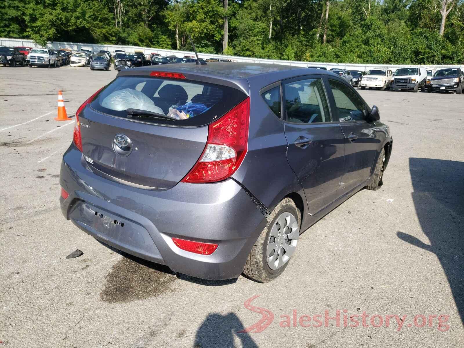 KMHCT5AE4GU252909 2016 HYUNDAI ACCENT