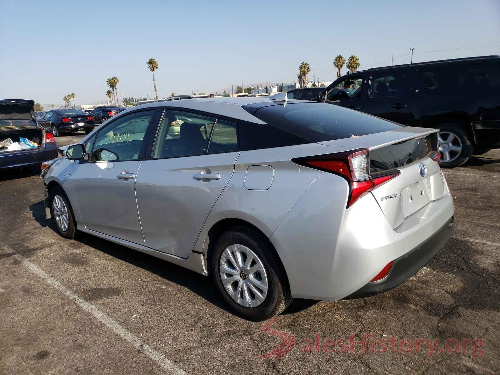 JTDKARFU3K3090993 2019 TOYOTA PRIUS