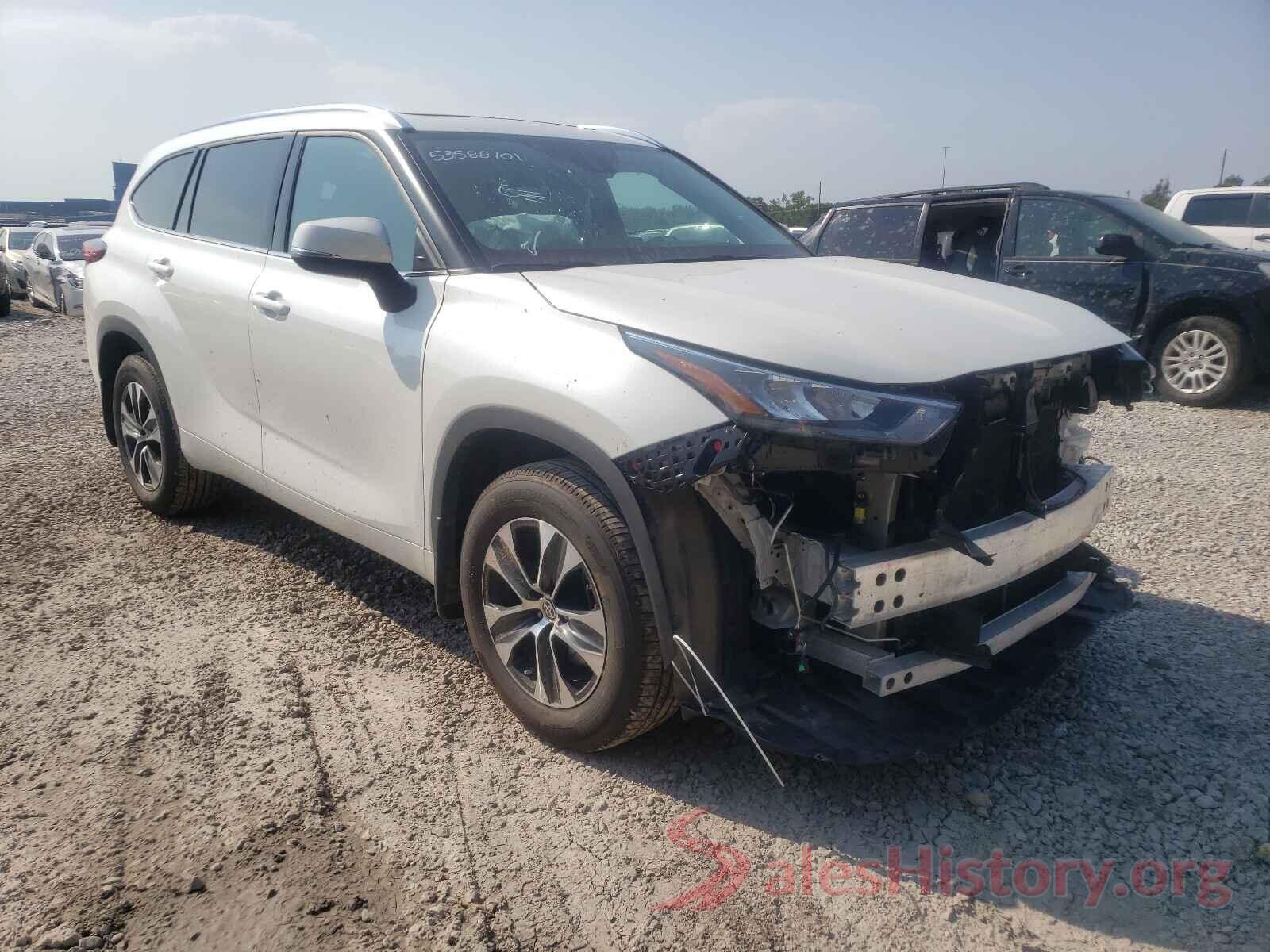 5TDHZRBH9LS521736 2020 TOYOTA HIGHLANDER