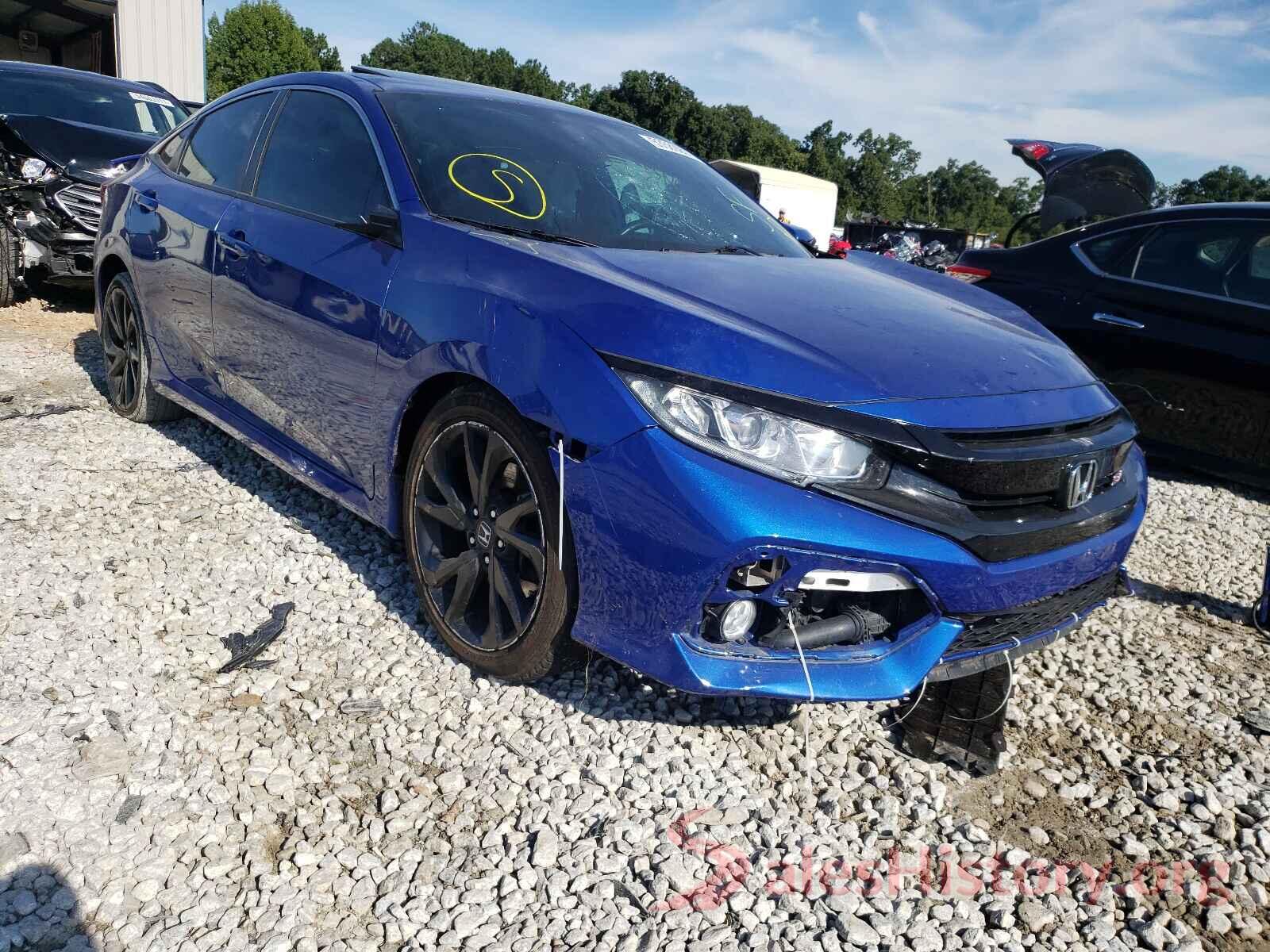 2HGFC1E55KH705582 2019 HONDA CIVIC