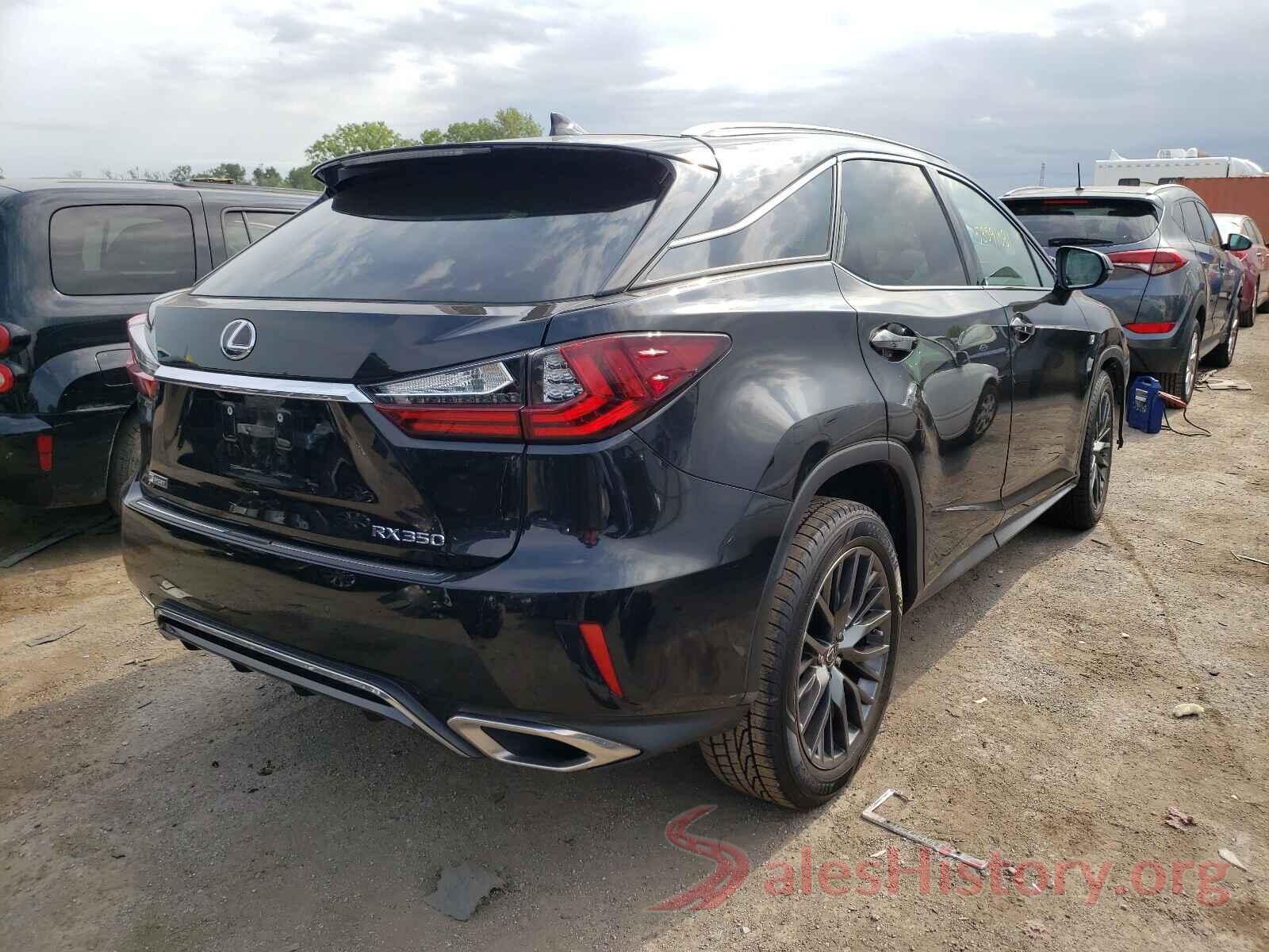 2T2BZMCAXHC069950 2017 LEXUS RX350