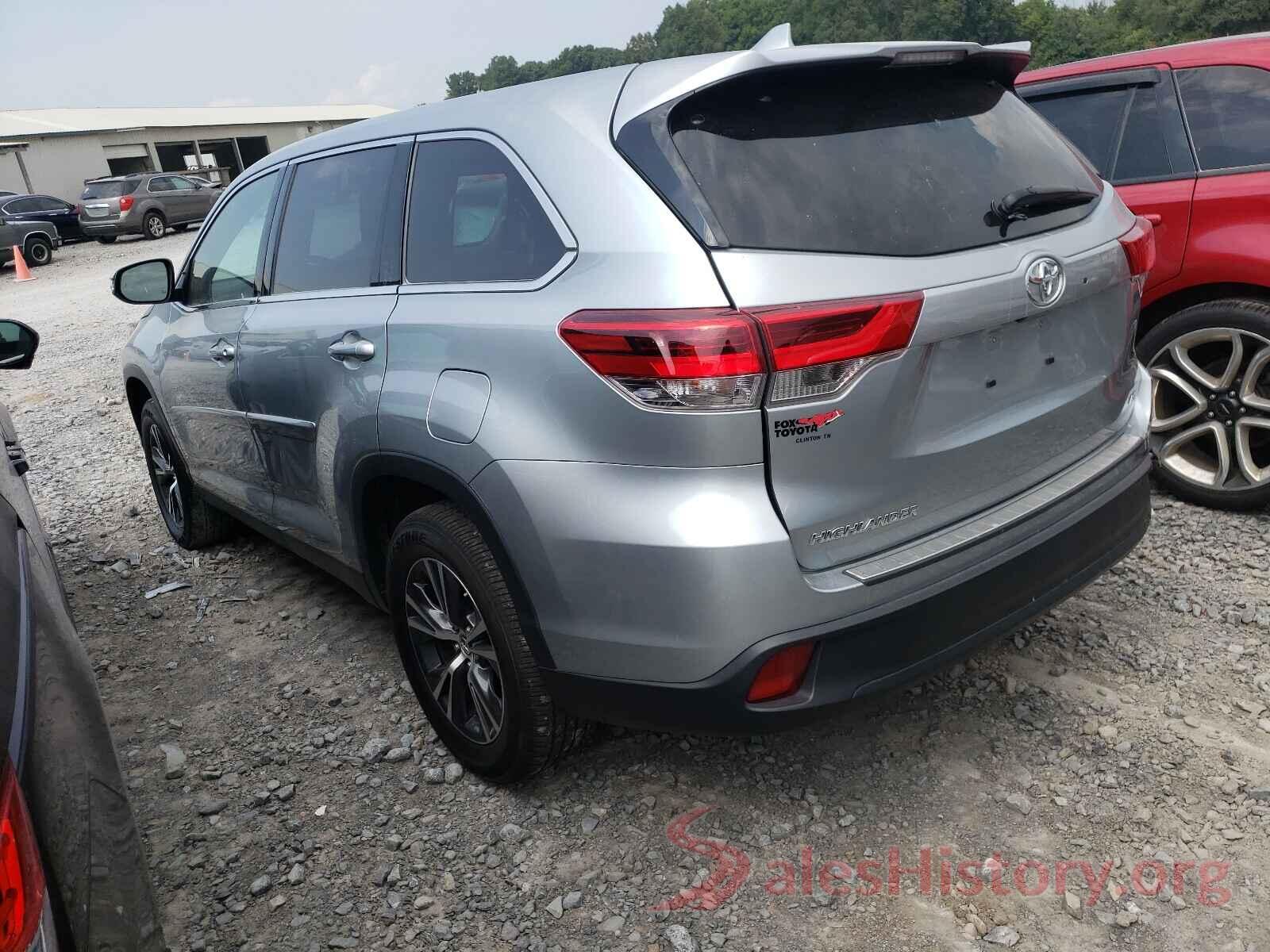 5TDZZRFH6KS348111 2019 TOYOTA HIGHLANDER