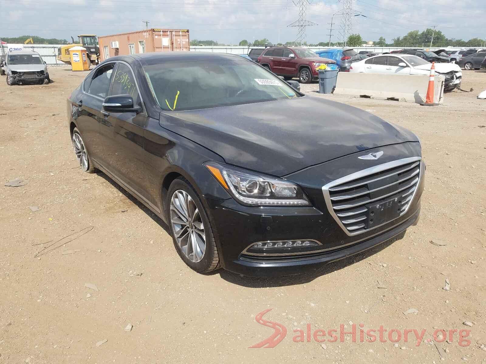 KMHGN4JE8GU140698 2016 HYUNDAI GENESIS