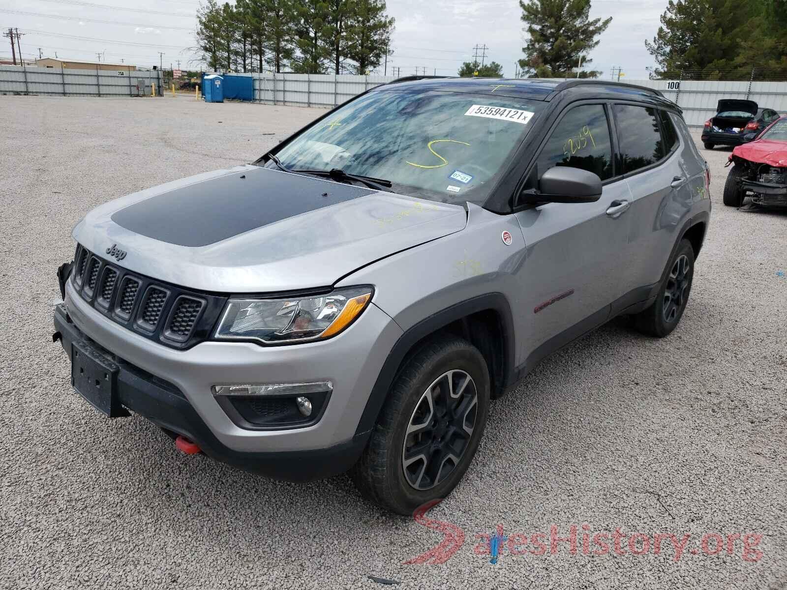 3C4NJDDB2KT649861 2019 JEEP COMPASS