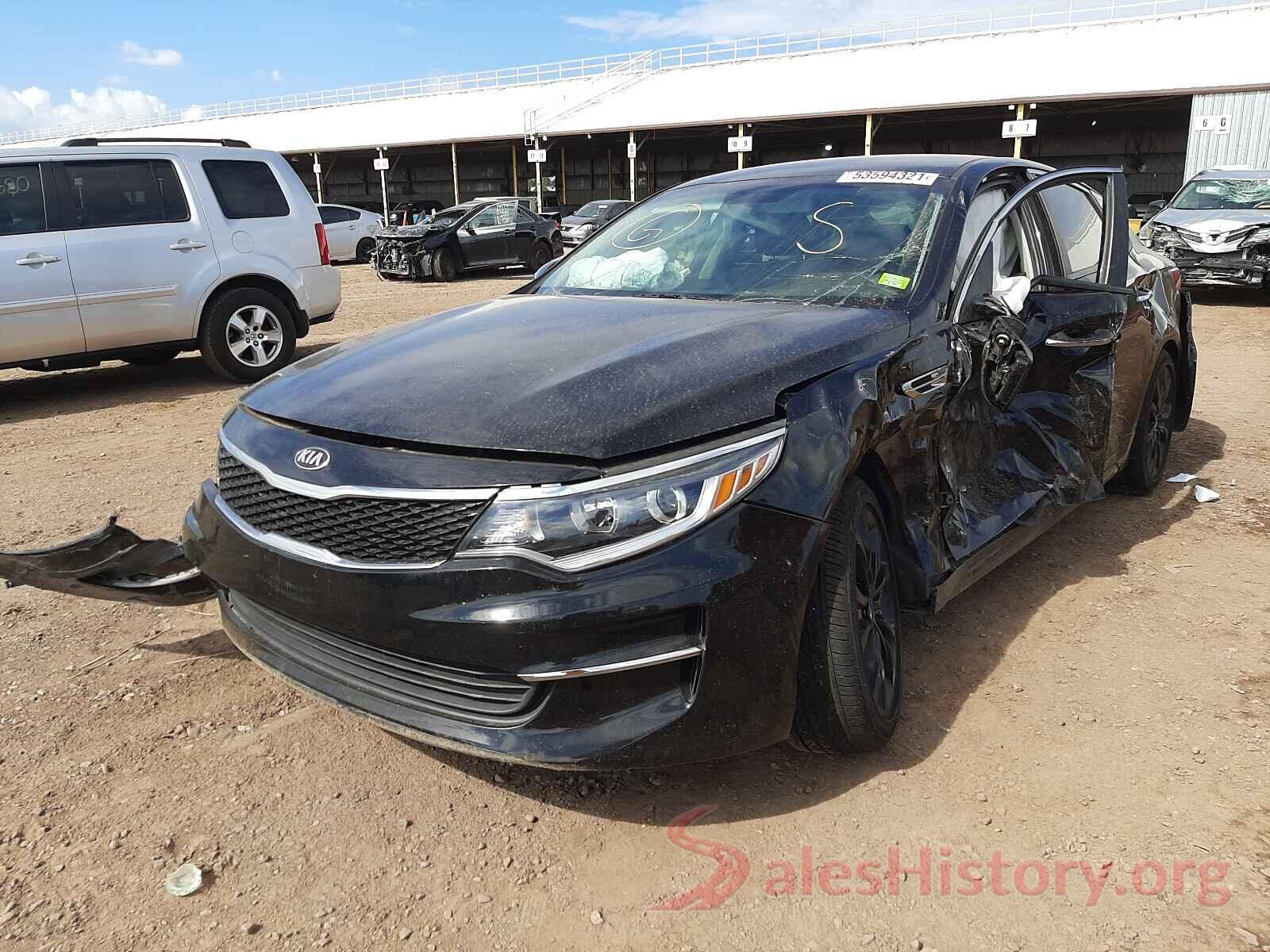 5XXGT4L3XGG097851 2016 KIA OPTIMA